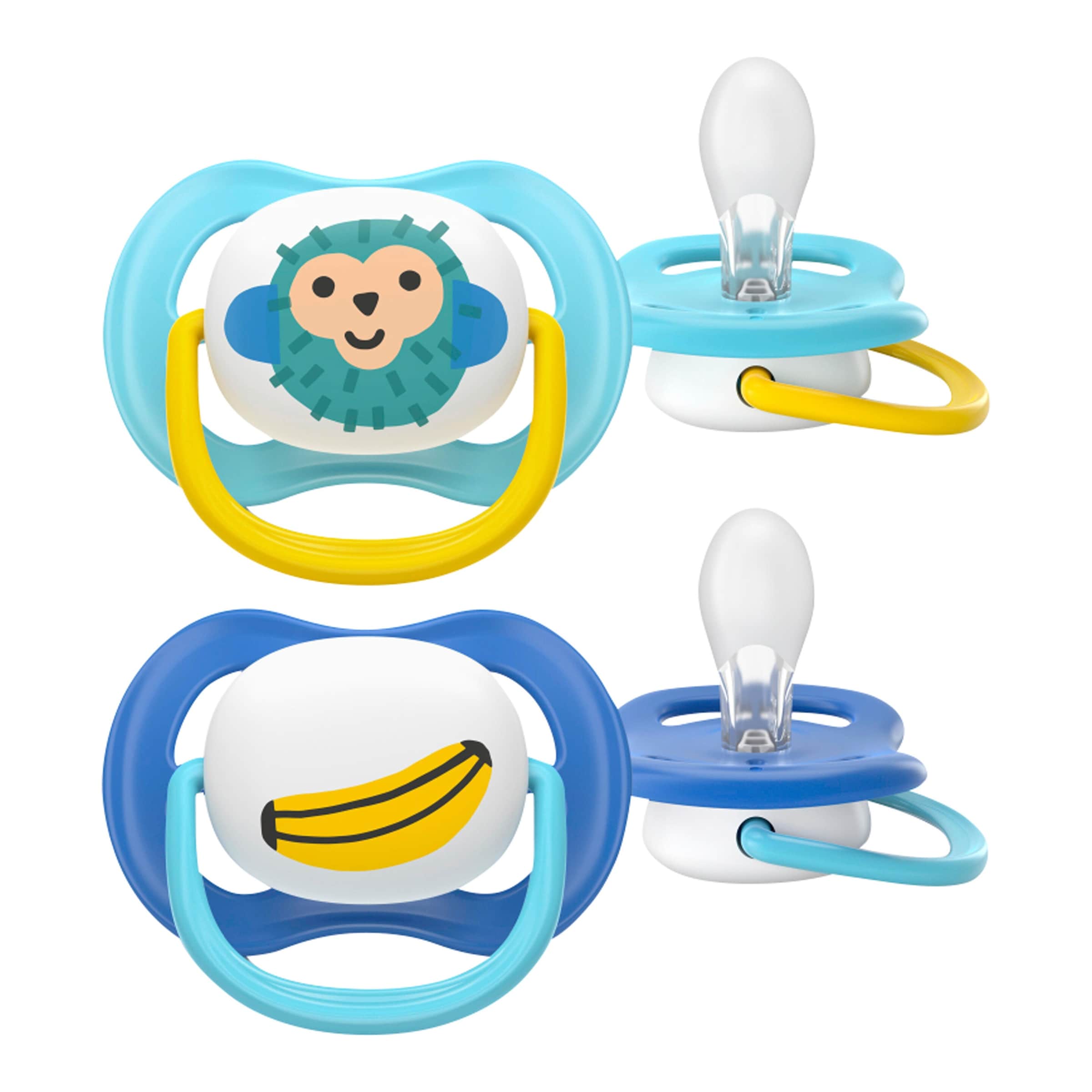 Philips Avent 2er-Pack Schnuller ultra air happy, 6-18M