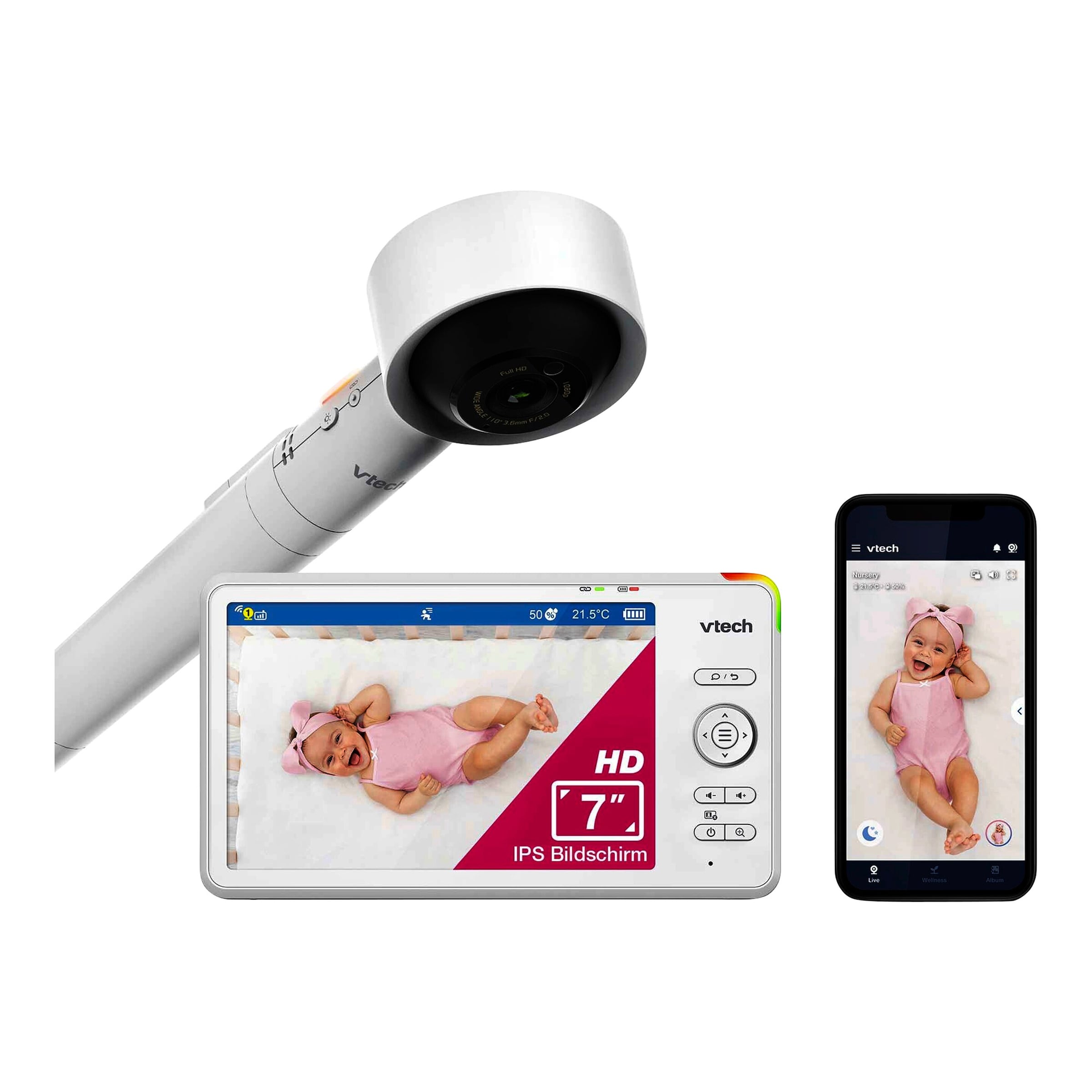 Vtech Babyphone mit Kamera RM7787, 300 m