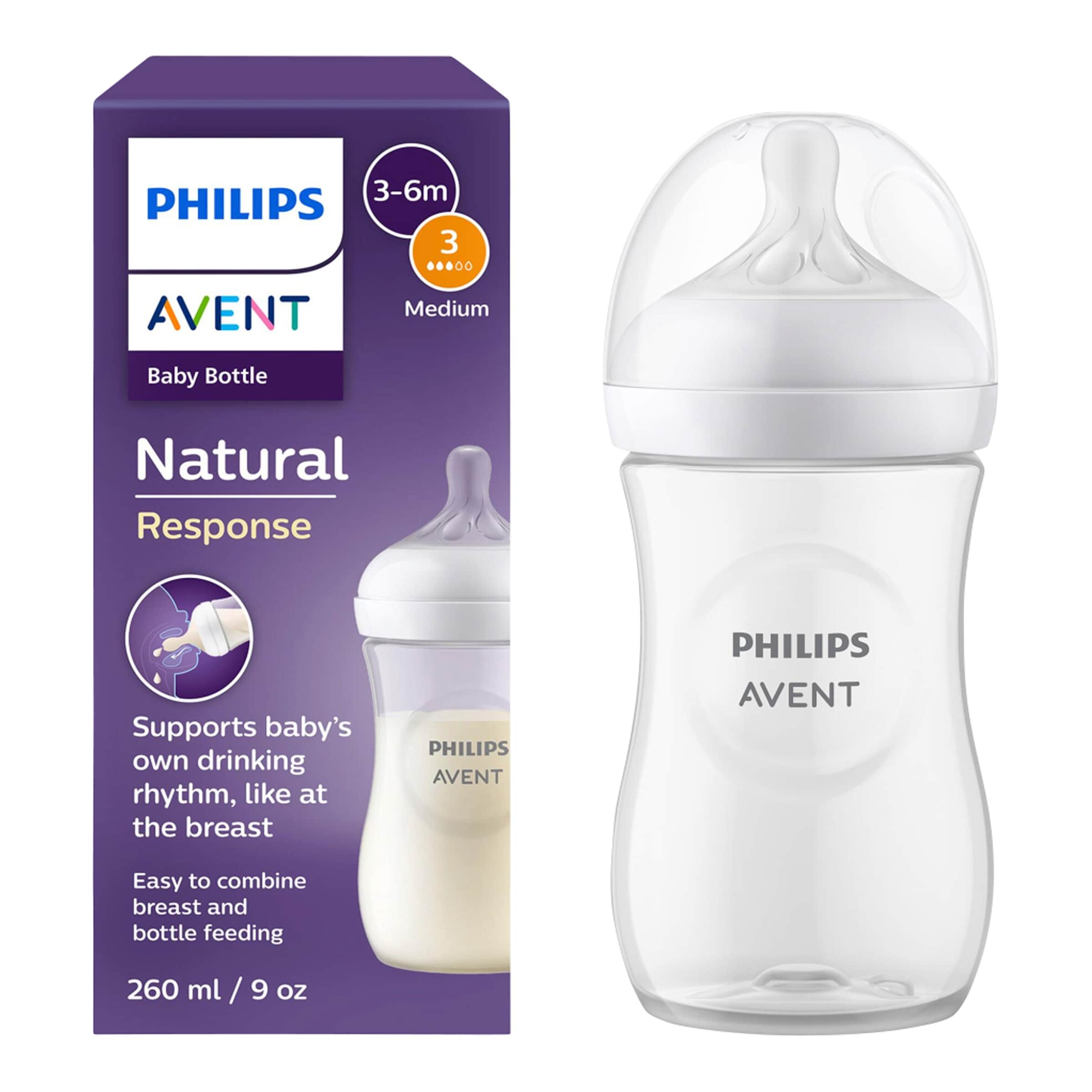 Philips Avent Babyflasche Natural Response, 260ml, ab 1M
