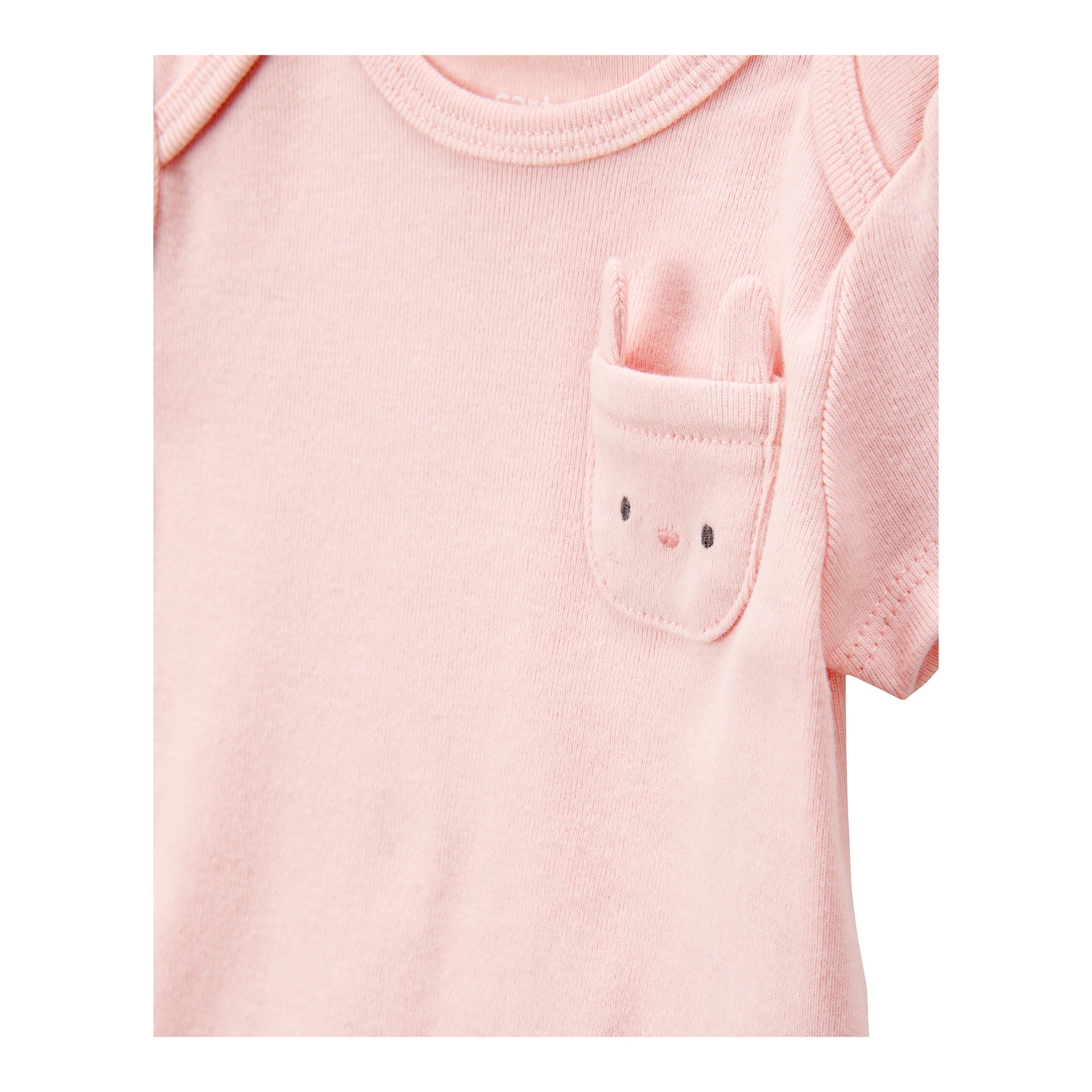 Carter's 5er-Pack Bodys kurzarm Farm Blumen Ajour Ringel