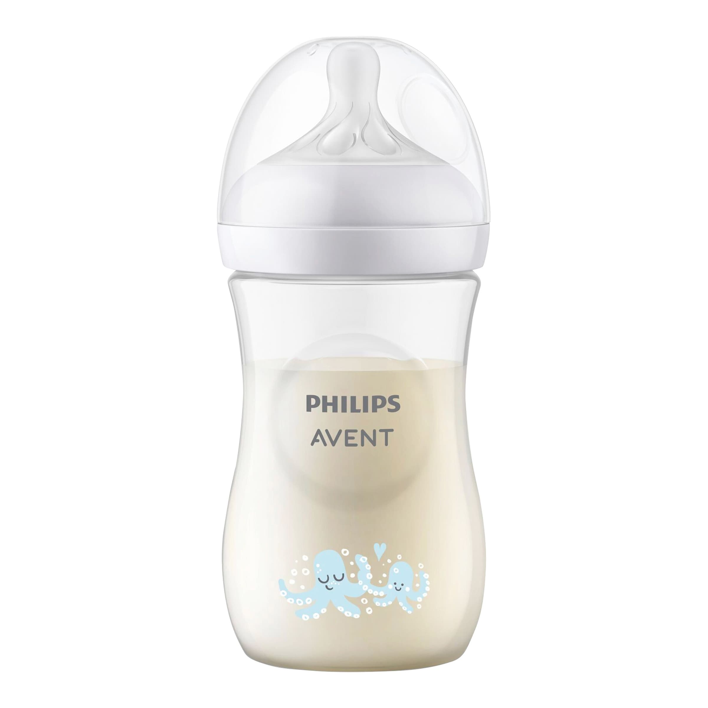Philips Avent 4-tlg. Babyflaschen-Set, Natural Response, ab Geburt
