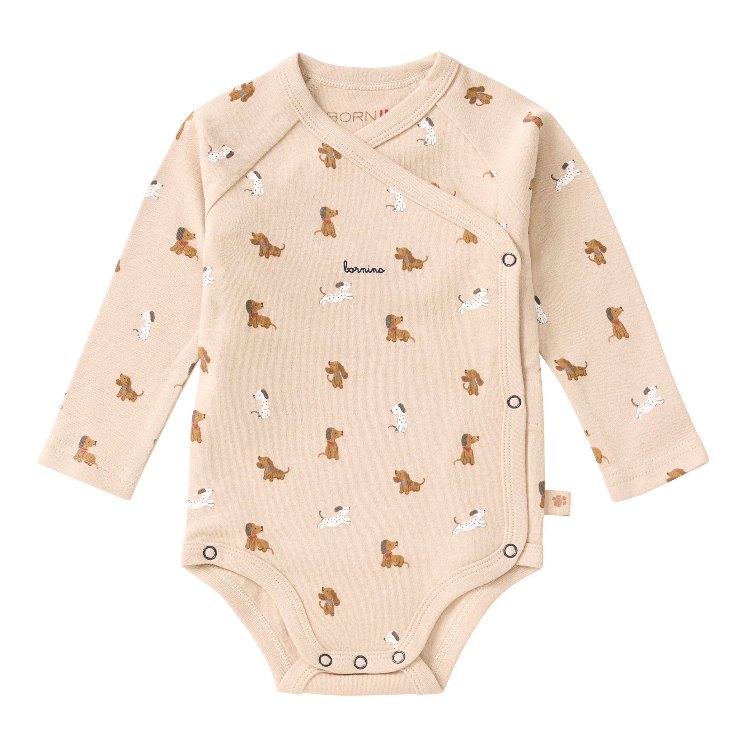 Bornino Cuddly Friends 2er-Pack Wickelbodys langarm Hund