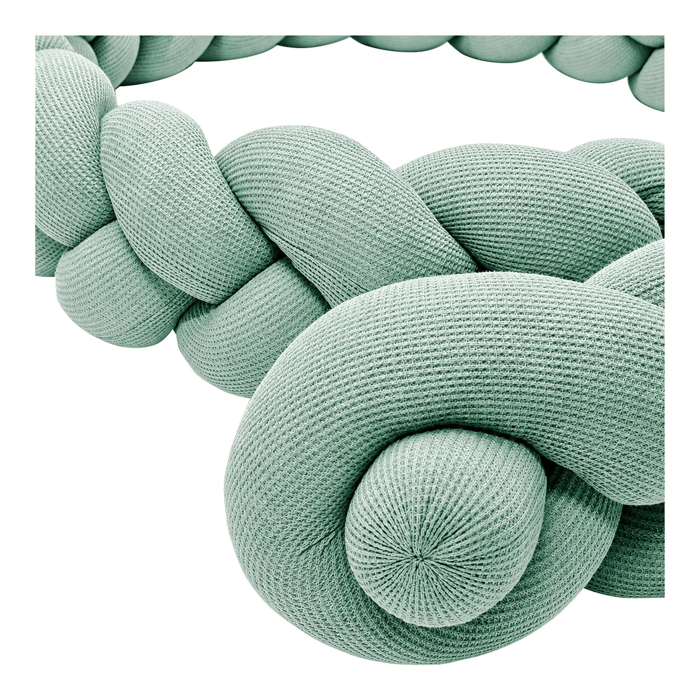 Nordic Coast Company Nestchenschlange Waffelpiqué 200 cm