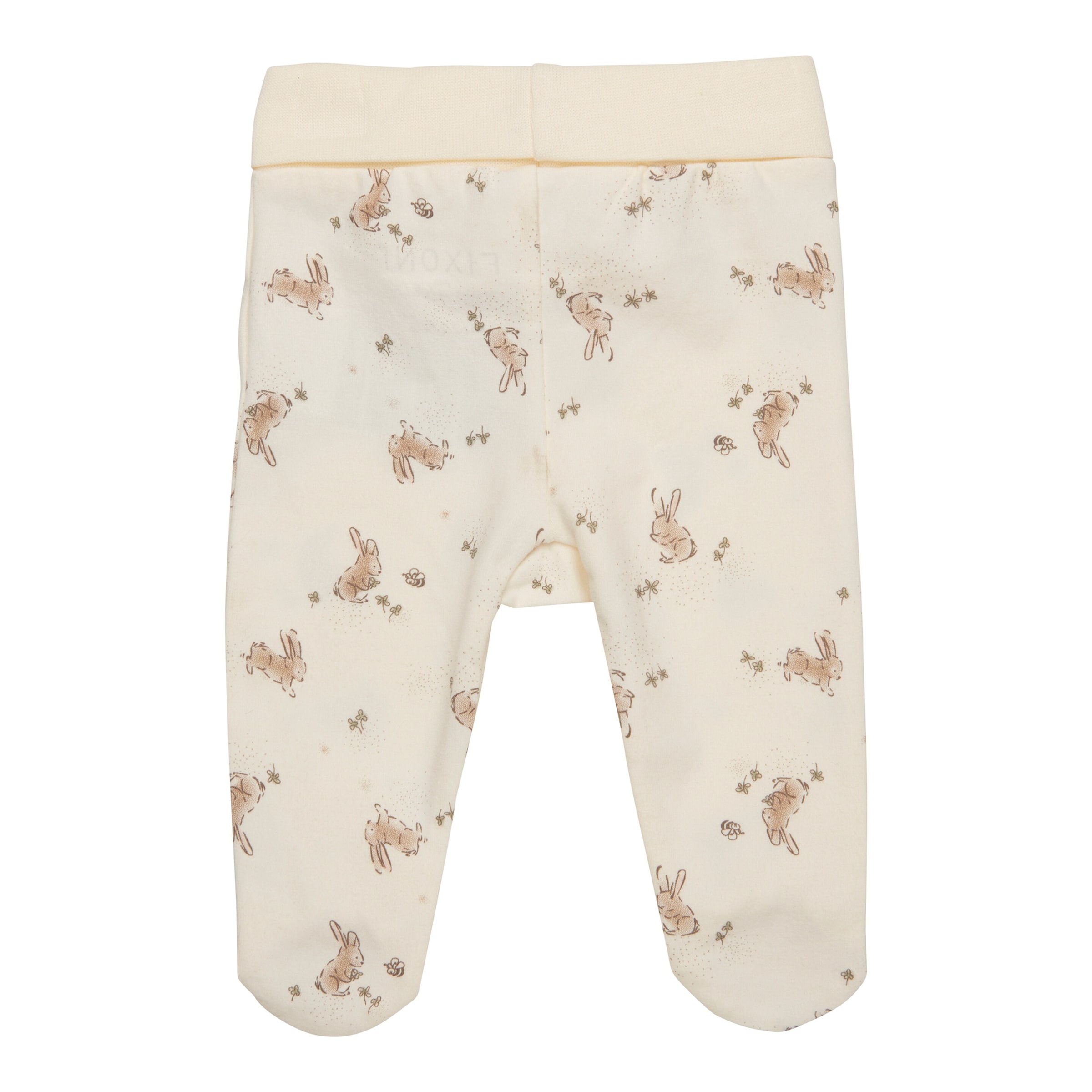 Fixoni Little Bee Frühchen-Hose mit Fuß Hasen