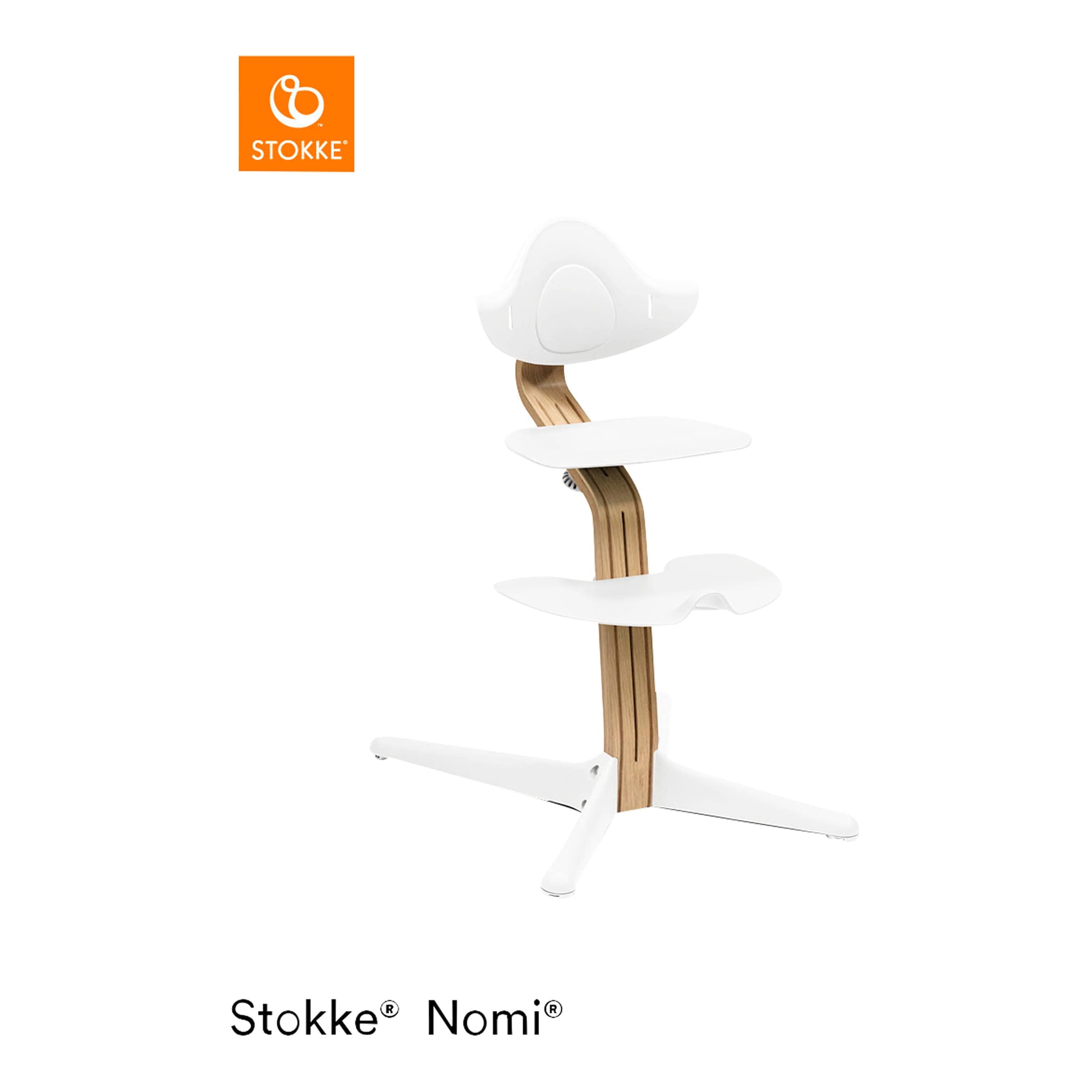 Stokke® Nomi Bundle Hochstuhl Eiche inkl. Babyset