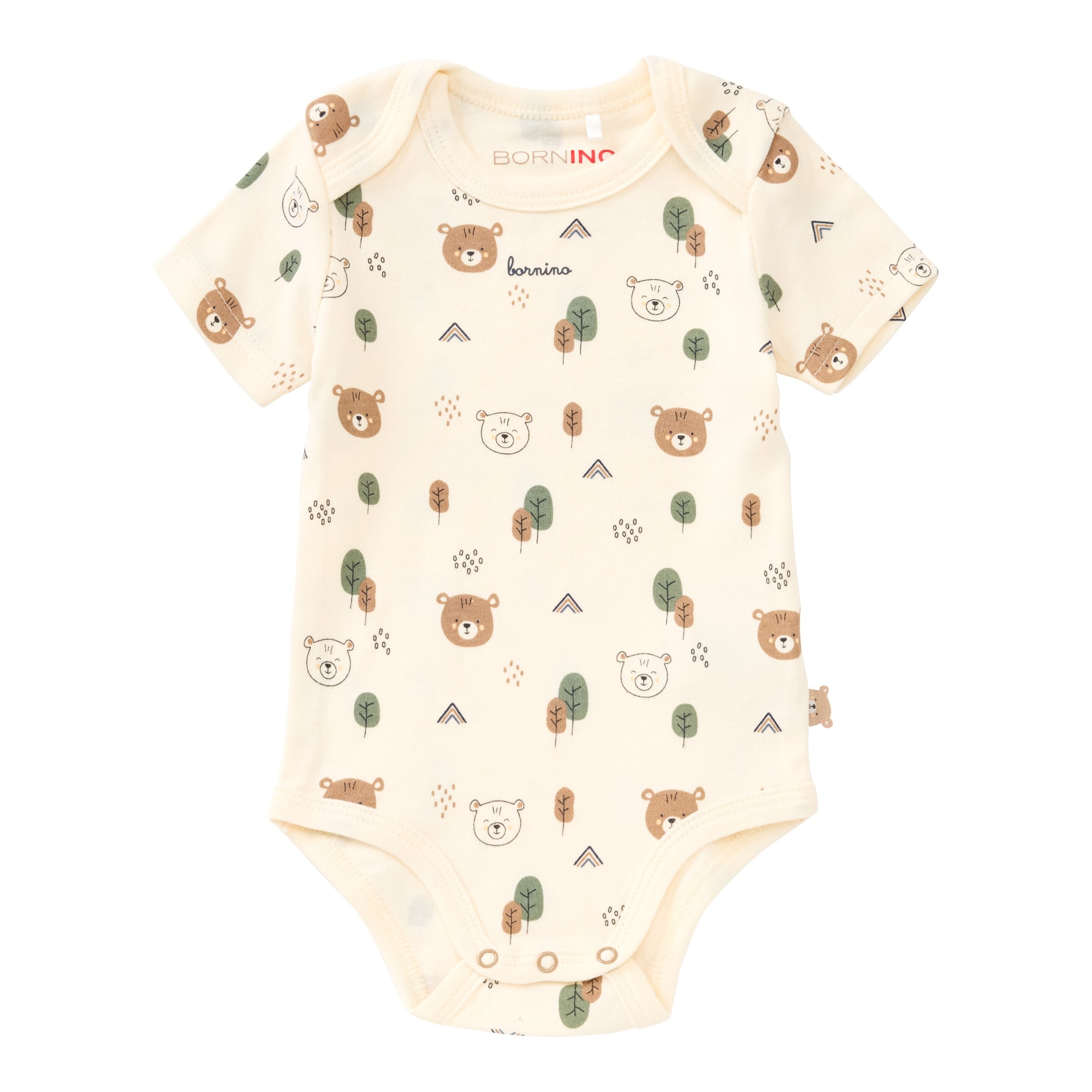 Bornino Lieblinge 5er-Pack Bodys kurzarm Tiny Forest