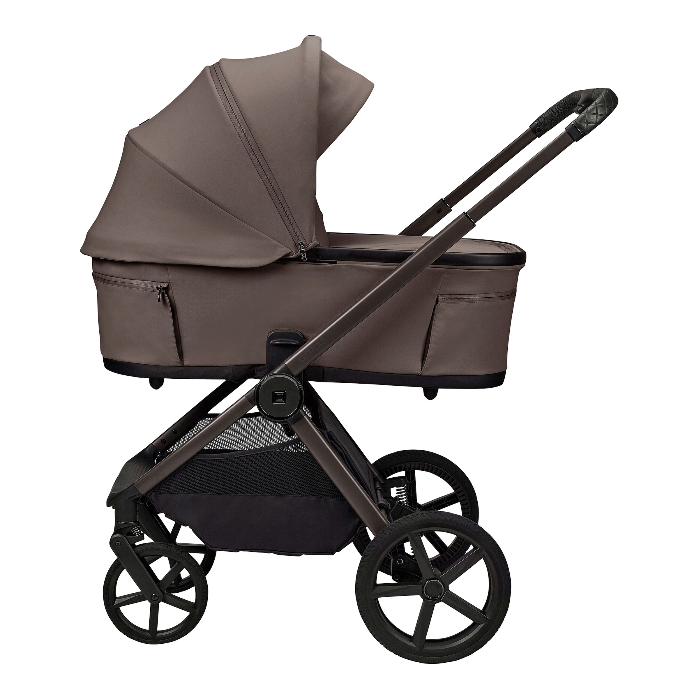 Moon Diamond Kombikinderwagen GIO FOLD grau