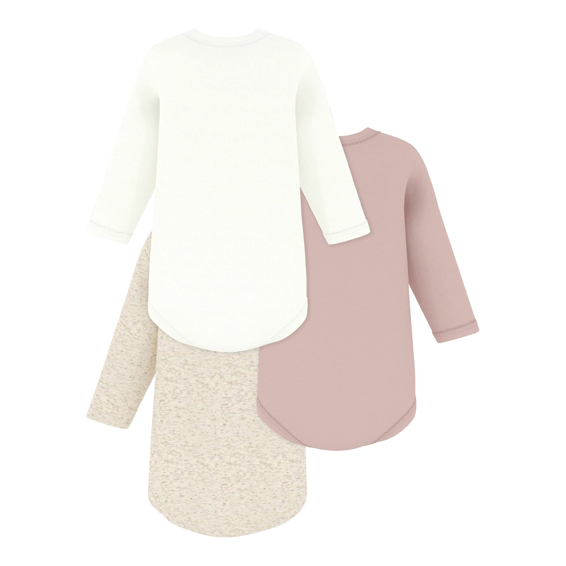Petit Bateau 3er-Pack Bodys langarm