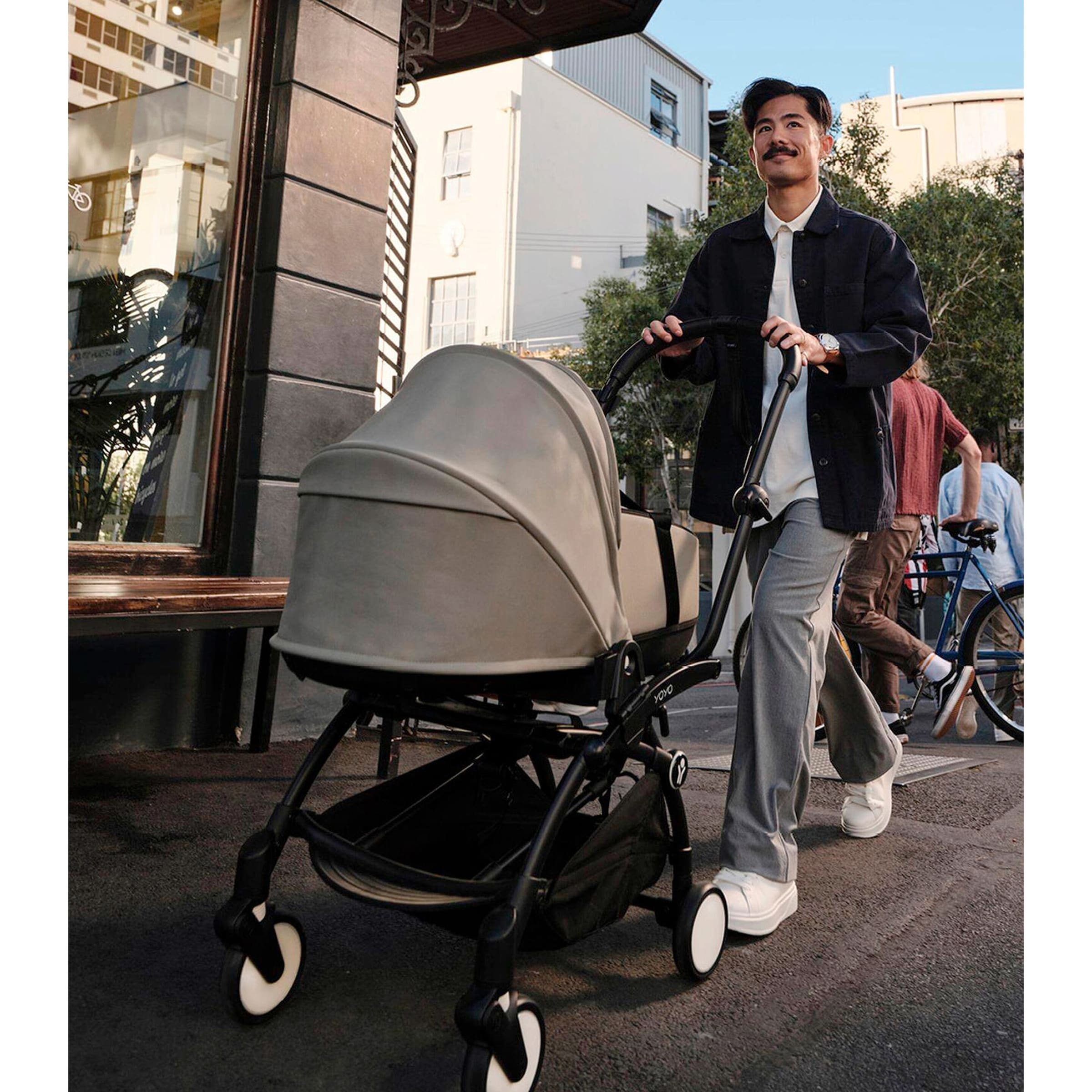 Stokke® yoyo3 Kombikinderwagen mit Liegewanne beige