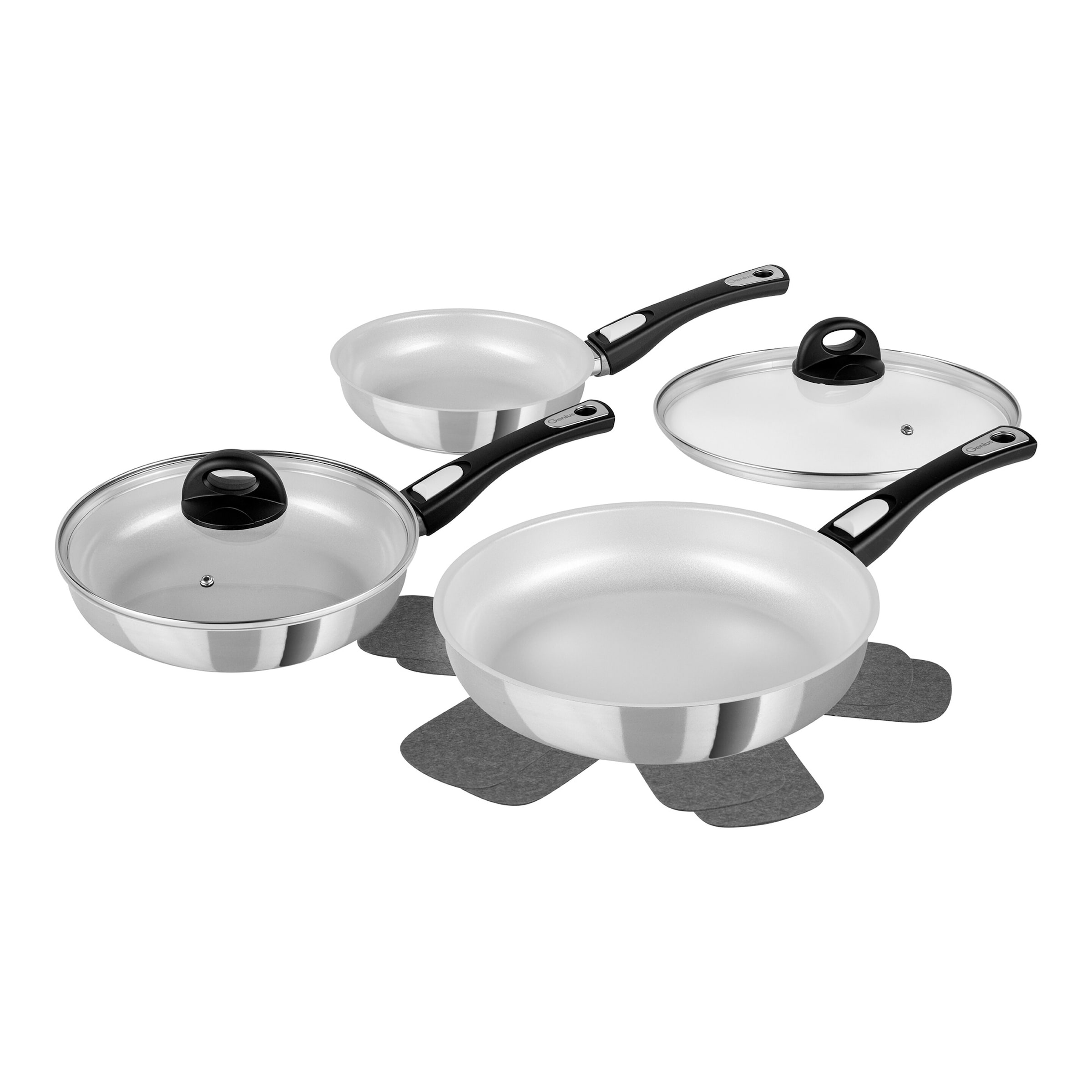 Pfannen-Set Cerafit Steel, 7-teilig