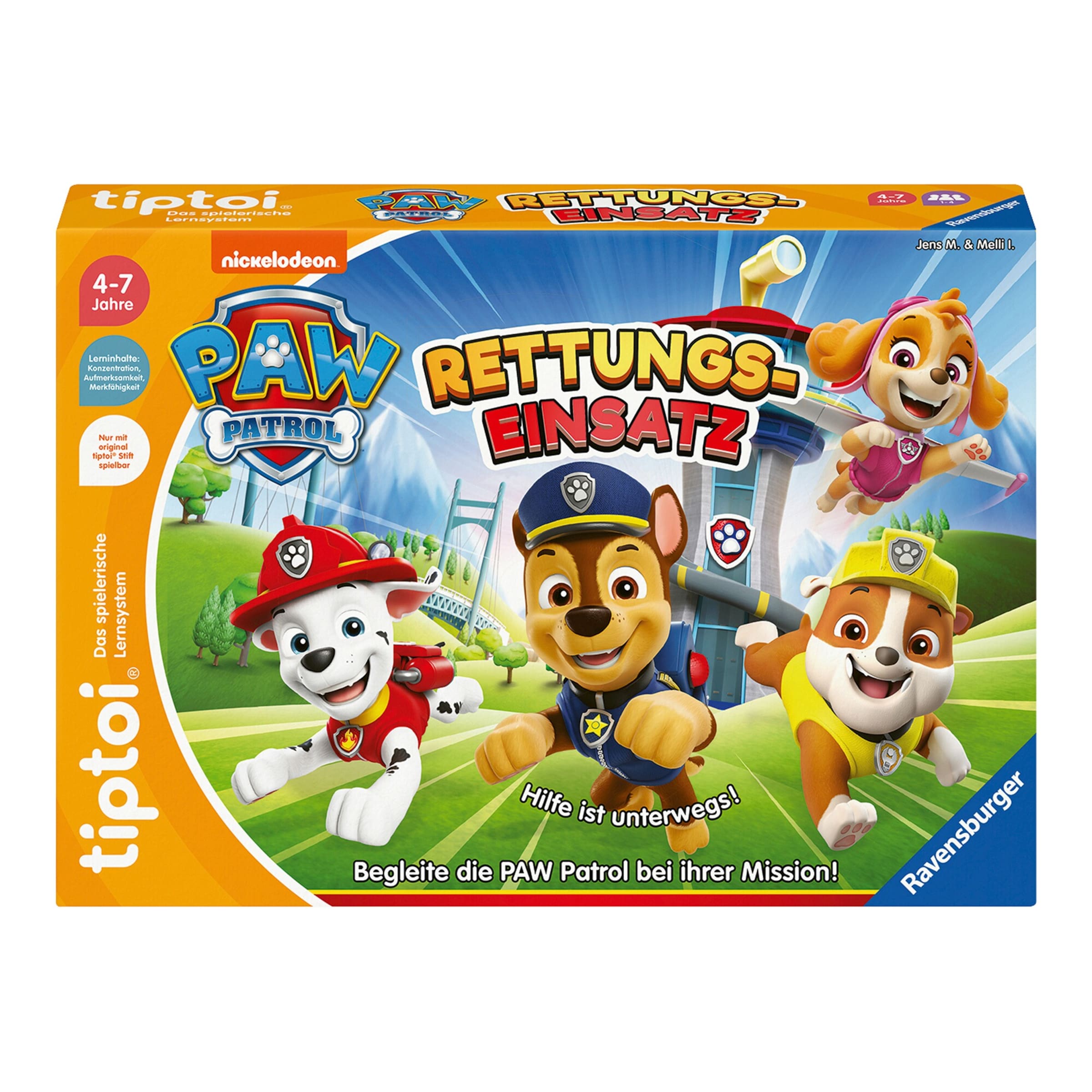 Ravensburger Tiptoi Lernspiel Paw Patrol Rettungseinsatz