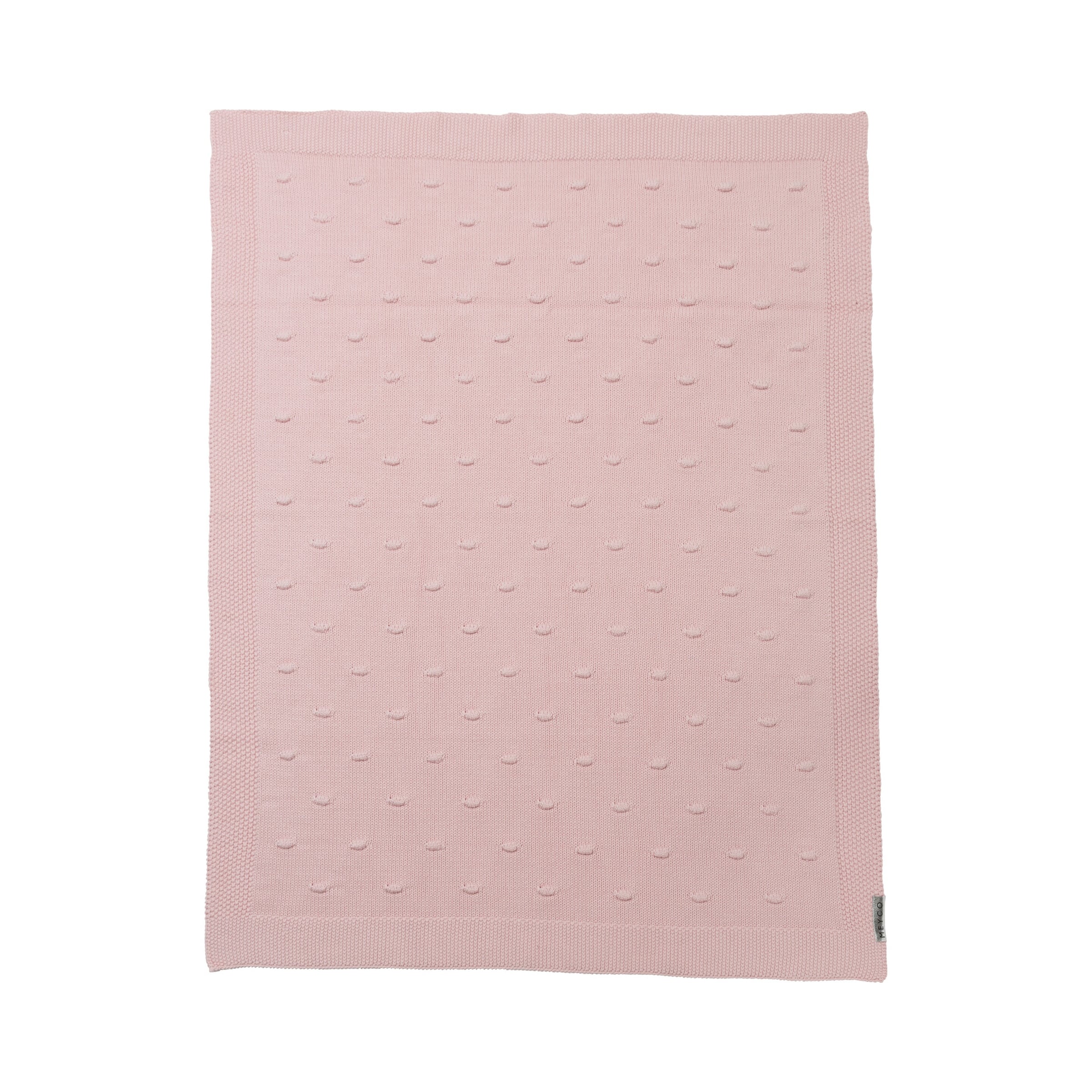 Meyco Baby Babydecke Knots gestrickt 75x100 cm 1.0 TOG
