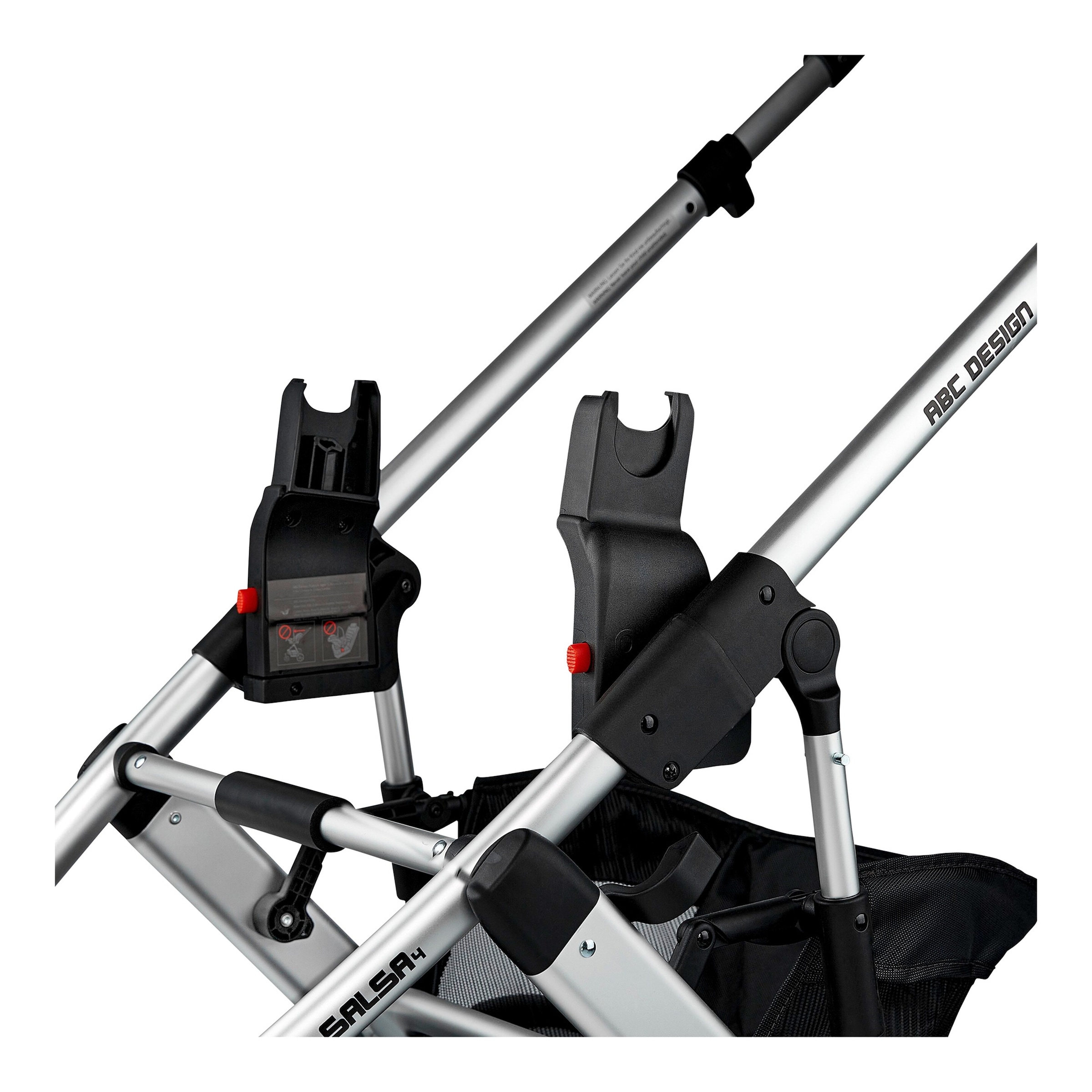 Abc Design Tulip, Maxi-Cosi, Cybex, Kiddy, Joie, Britax Römer, BeSafe Adapter für Kinderwagen Samba, Swing, Salsa 4, Salsa 4 Air, Condor 4, Turbo...