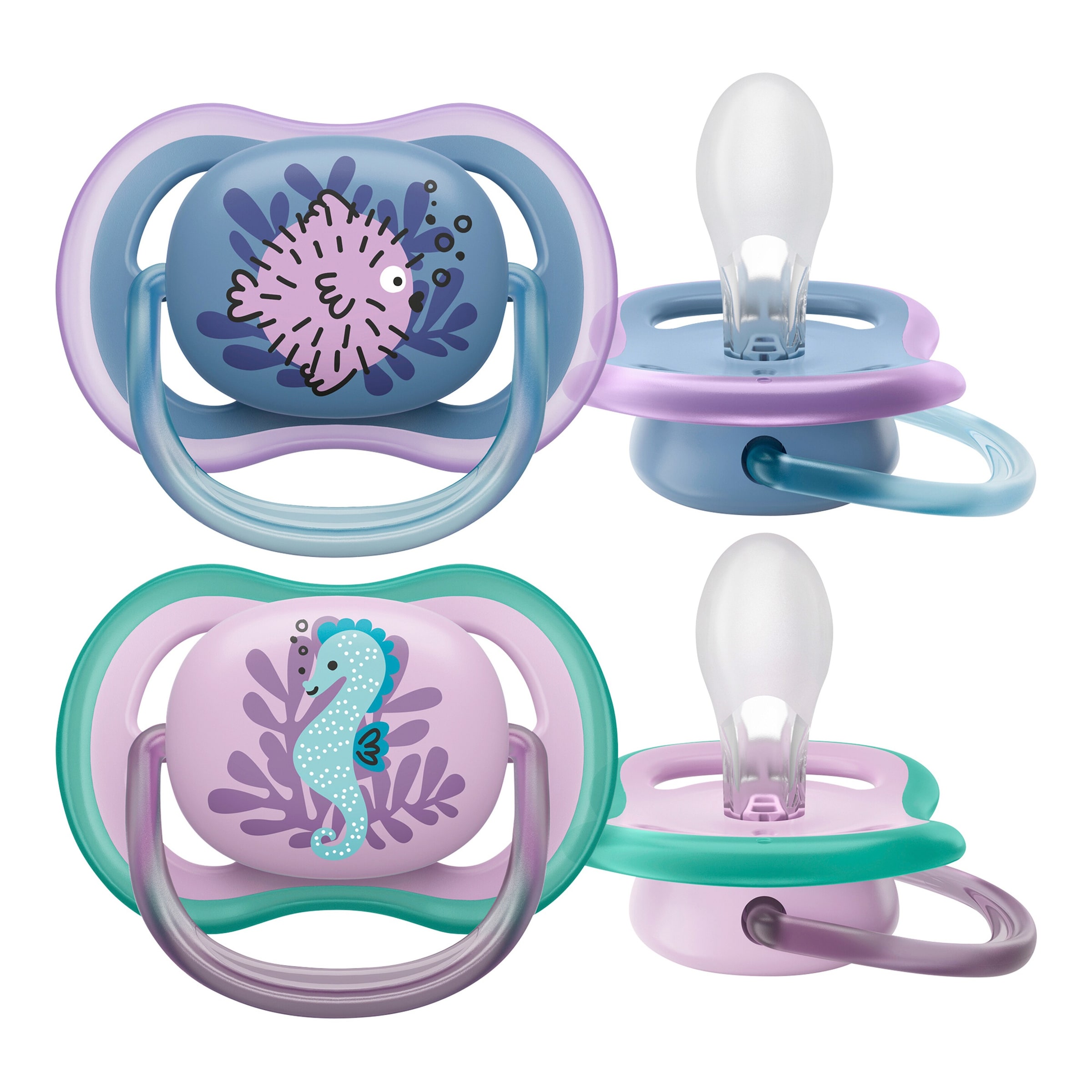 Philips Avent 2er-Pack Schnuller ultra air, 6-18M