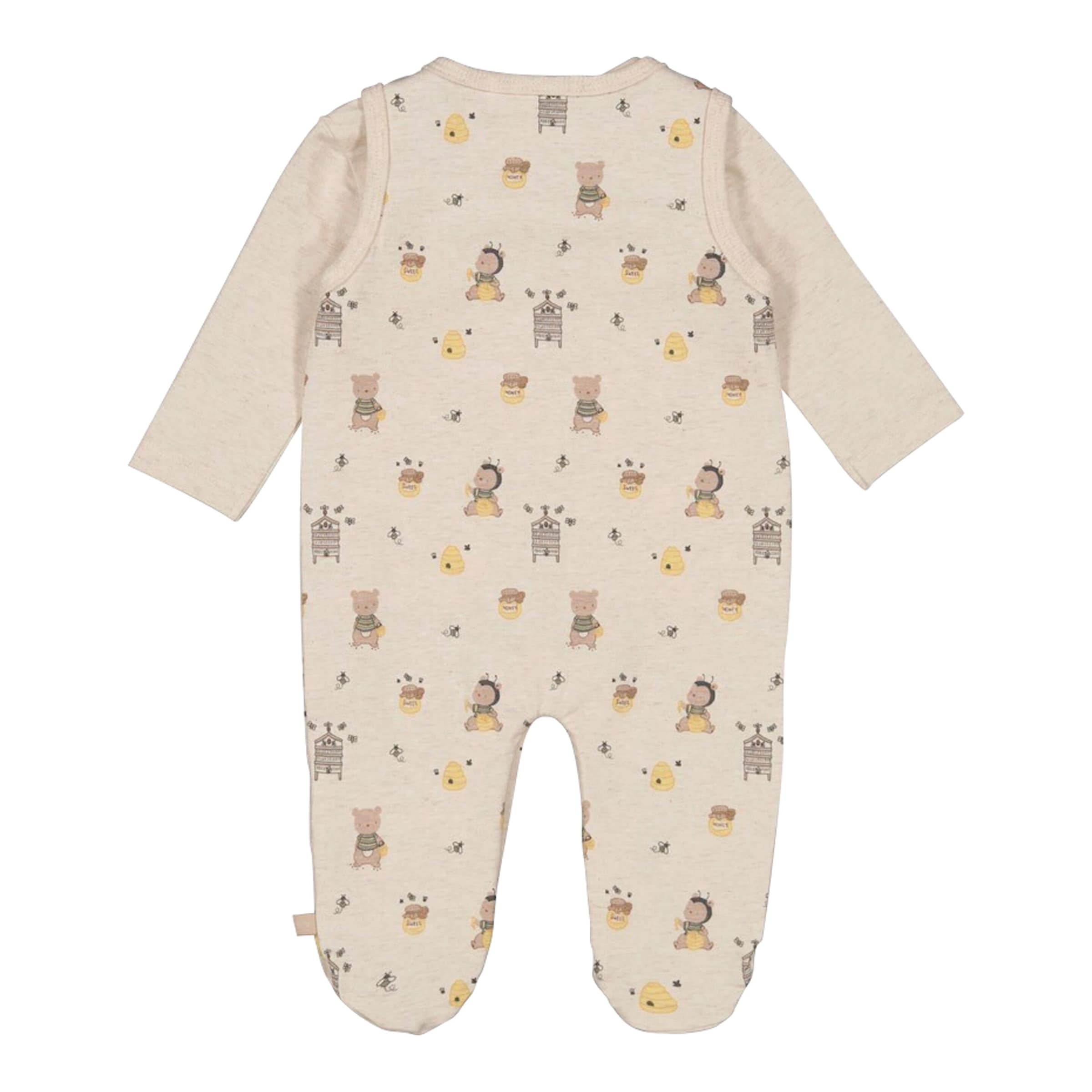 Feetje Strampler-Set Honigbären