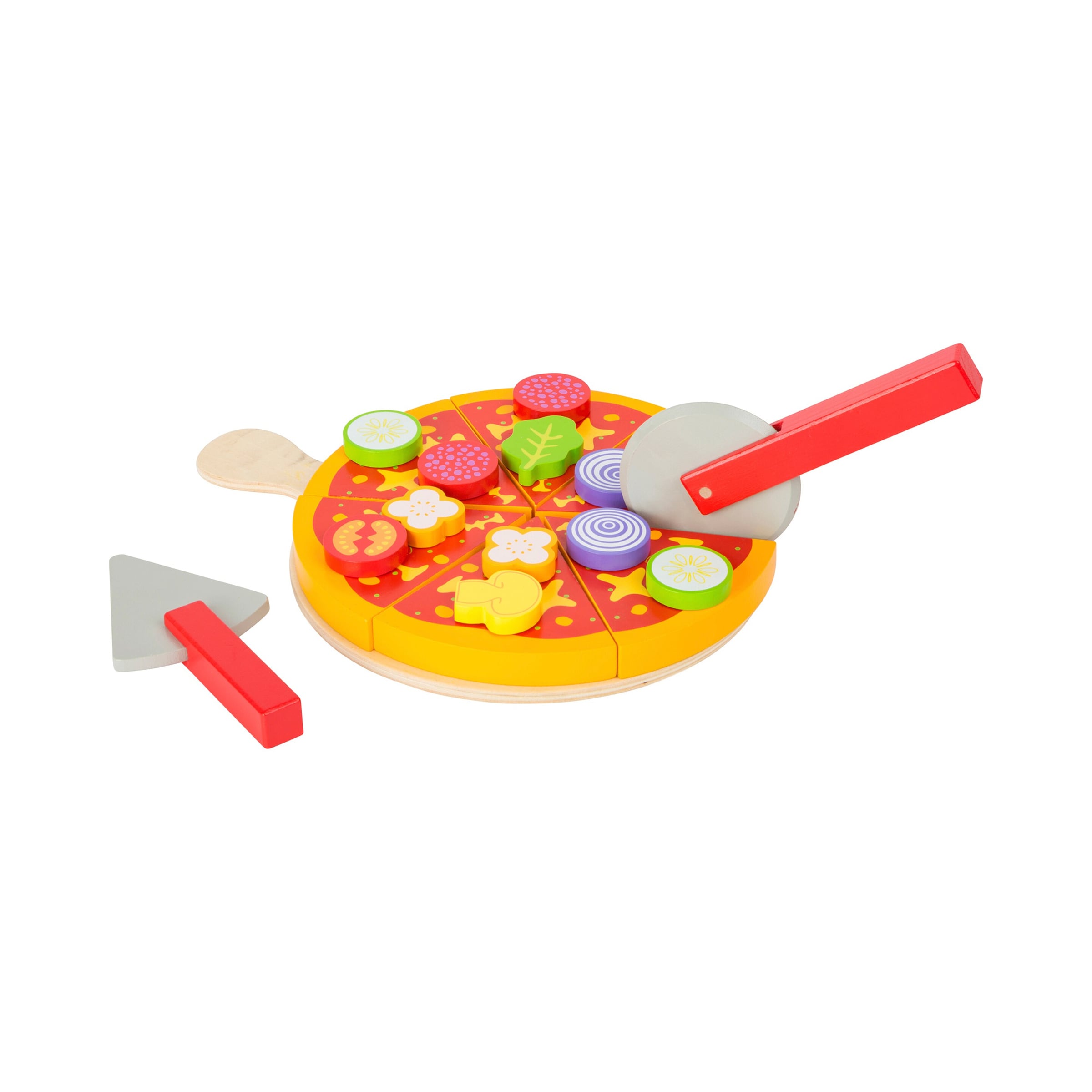 Small Foot Schneide Pizza-Set aus Holz