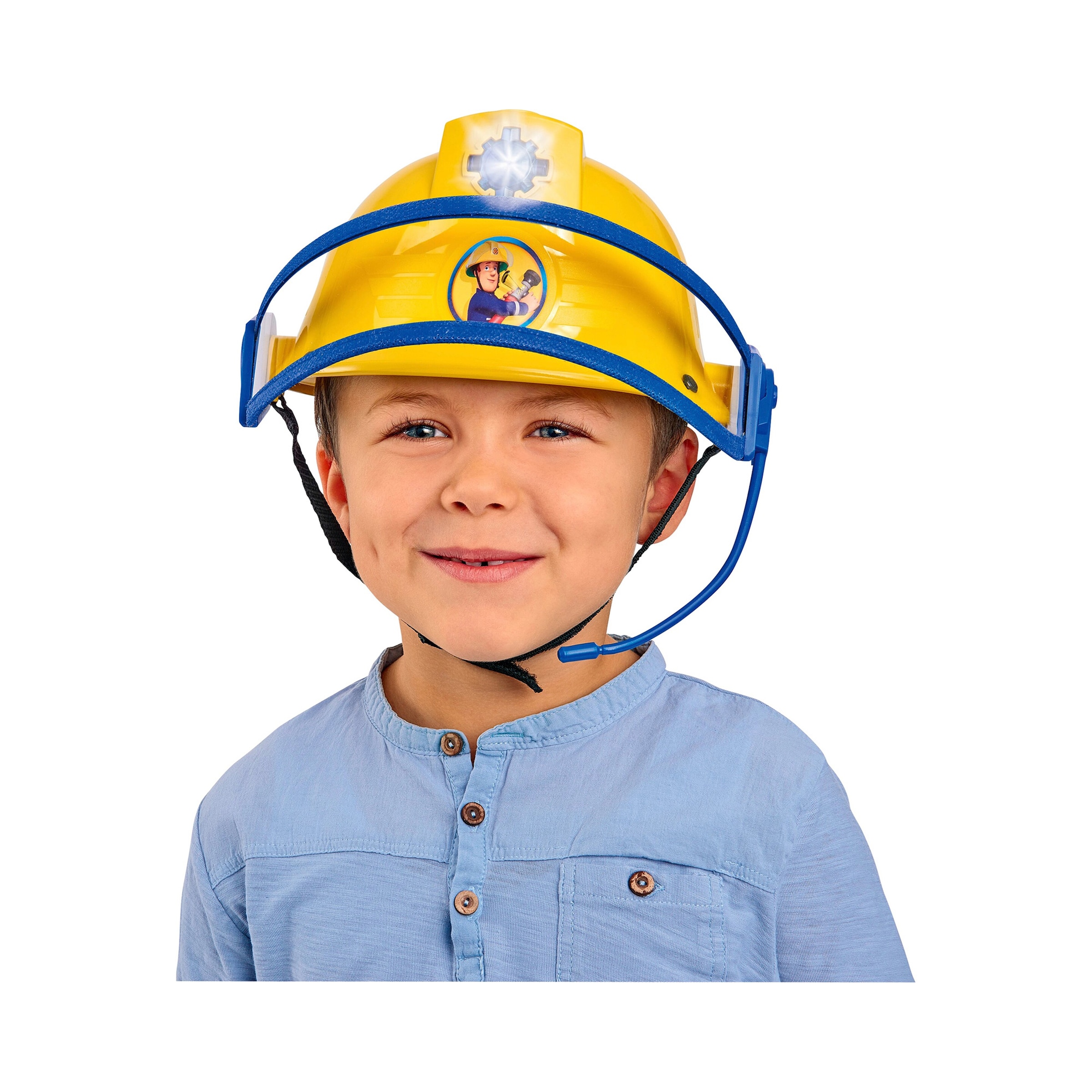 Simba Feuerwehrmann Sam Sam Feuerwehr Helm mit Licht & Sound