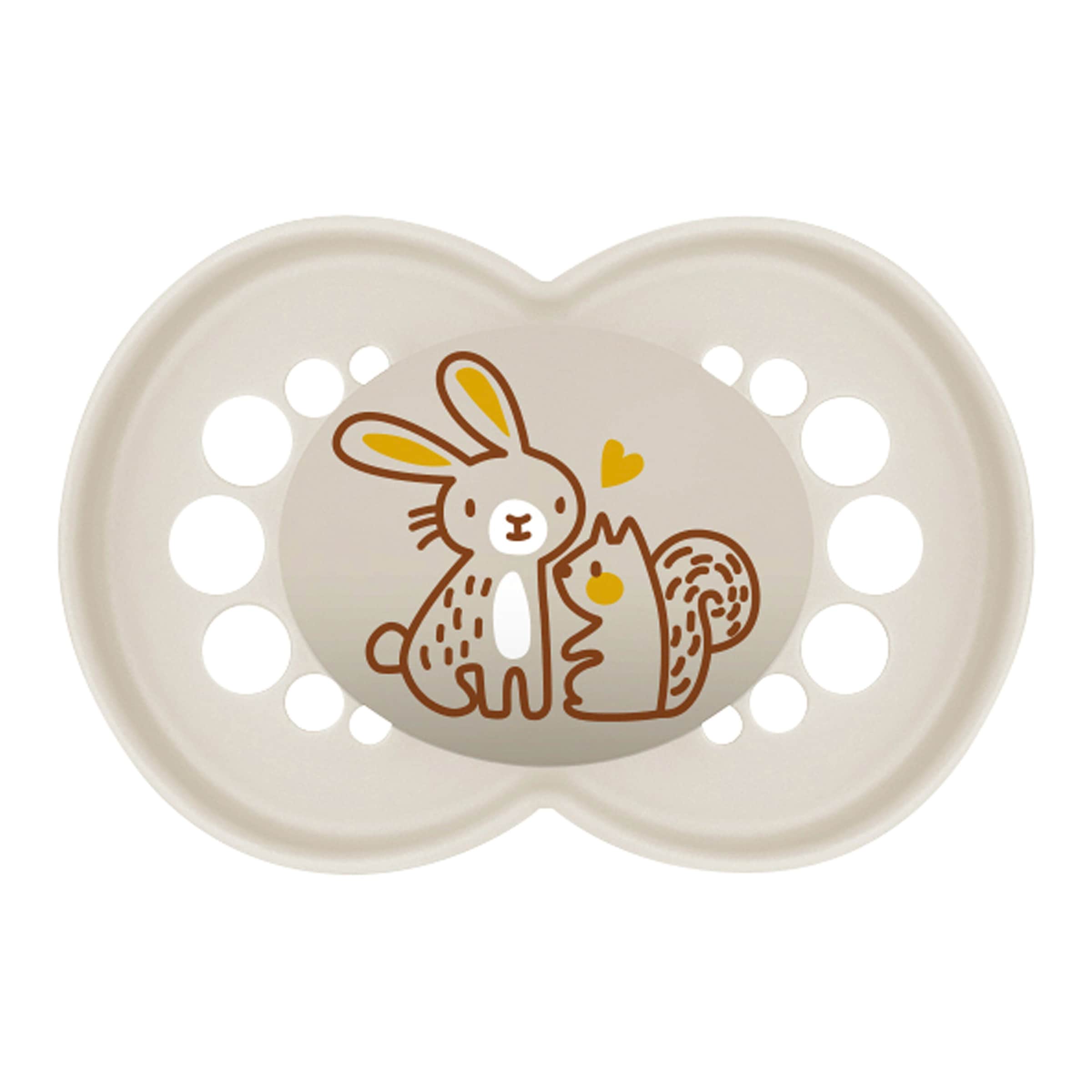 Mam 2er-Pack Schnuller Original Silikon, 6-16M