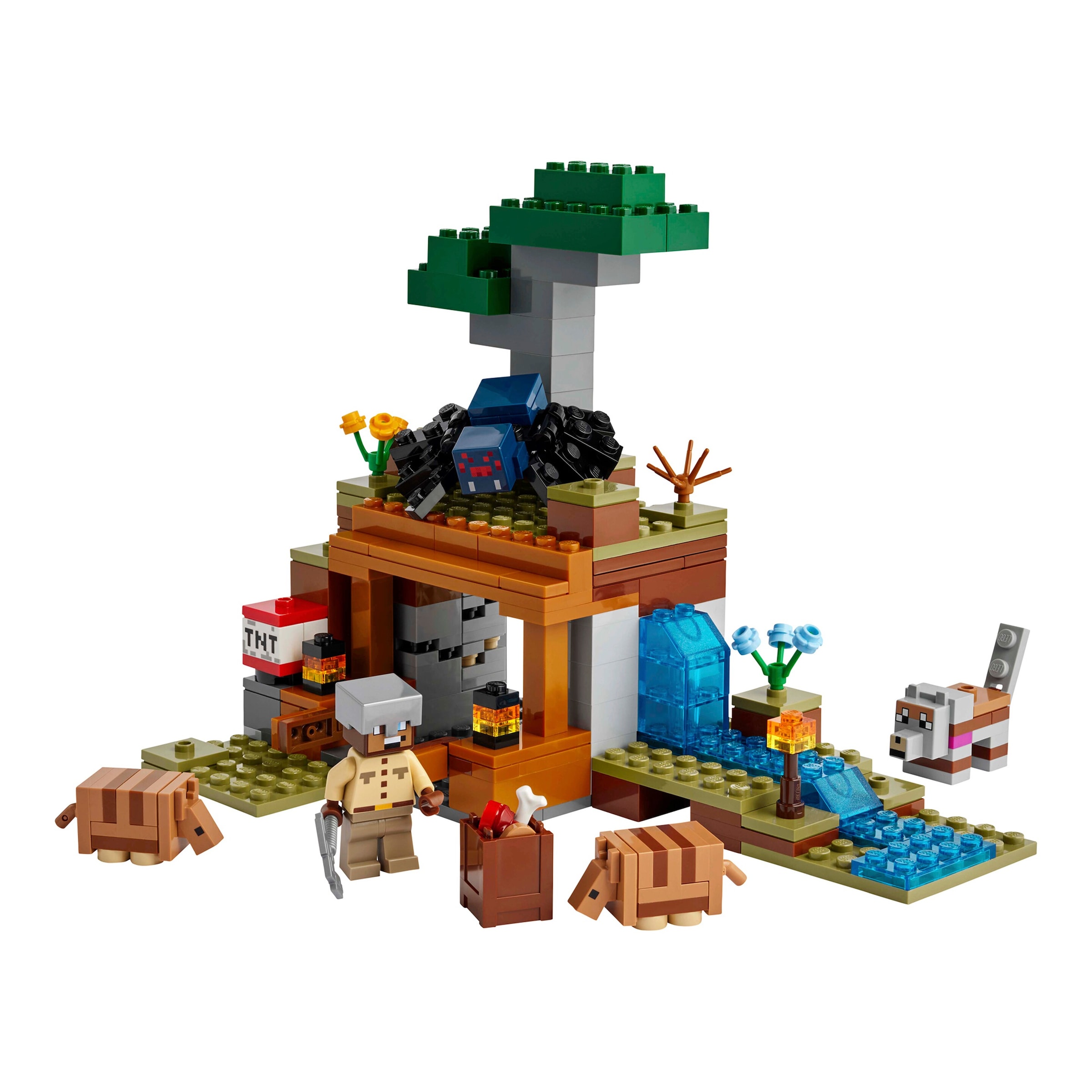 Lego® Minecraft 21269 Die Expedition zur Gürteltiermine