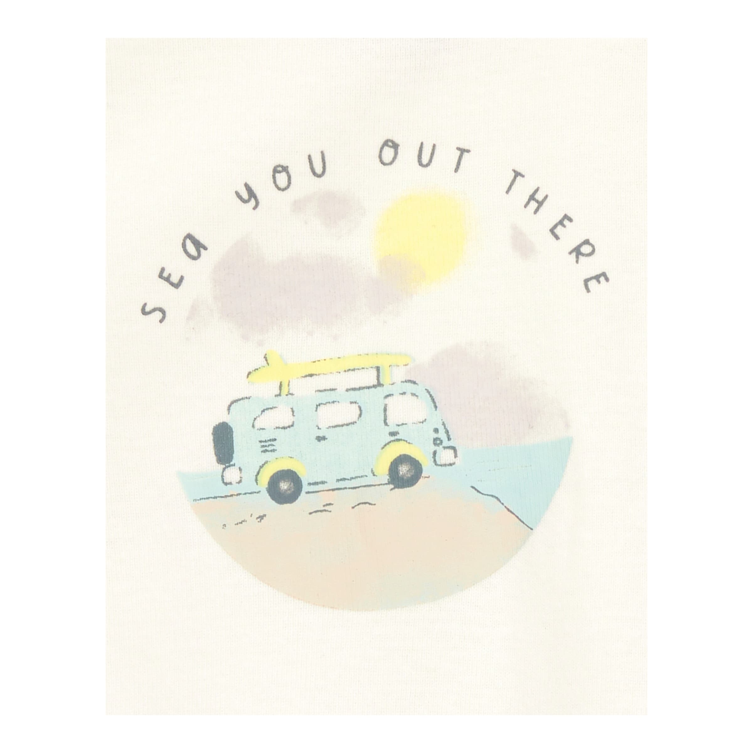 Carter's 3-tlg. Set Body kurzarm, Body ohne Arm und Jogginghose Rippqualität Bus