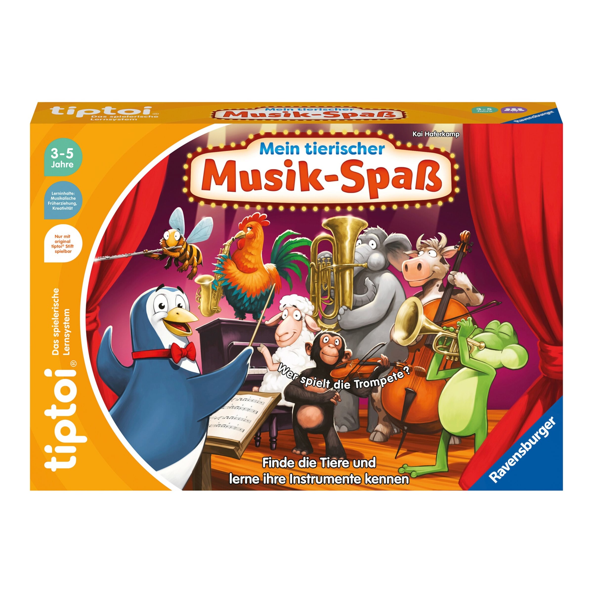 Ravensburger Tiptoi Lernspiel Mein tierischer Musik-Spaß