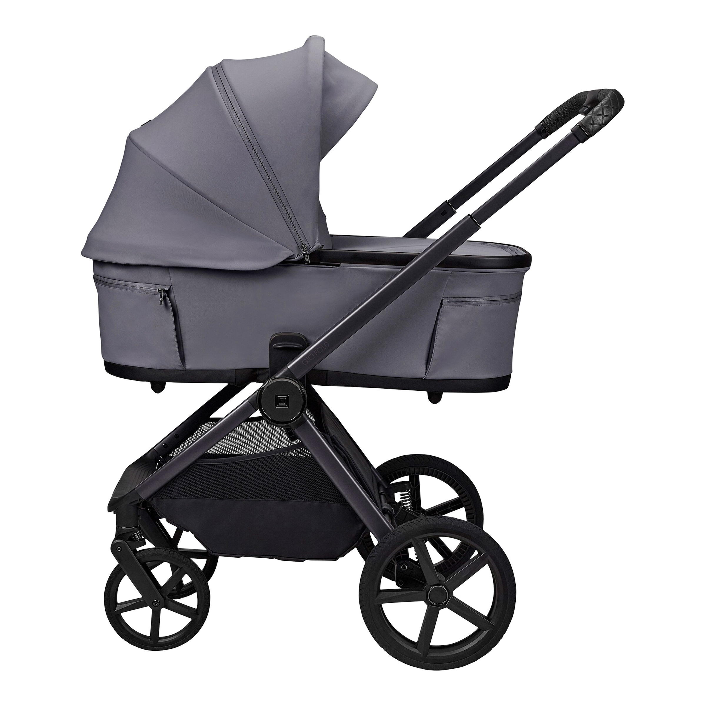 Moon Diamond Kombikinderwagen GIO FOLD grau