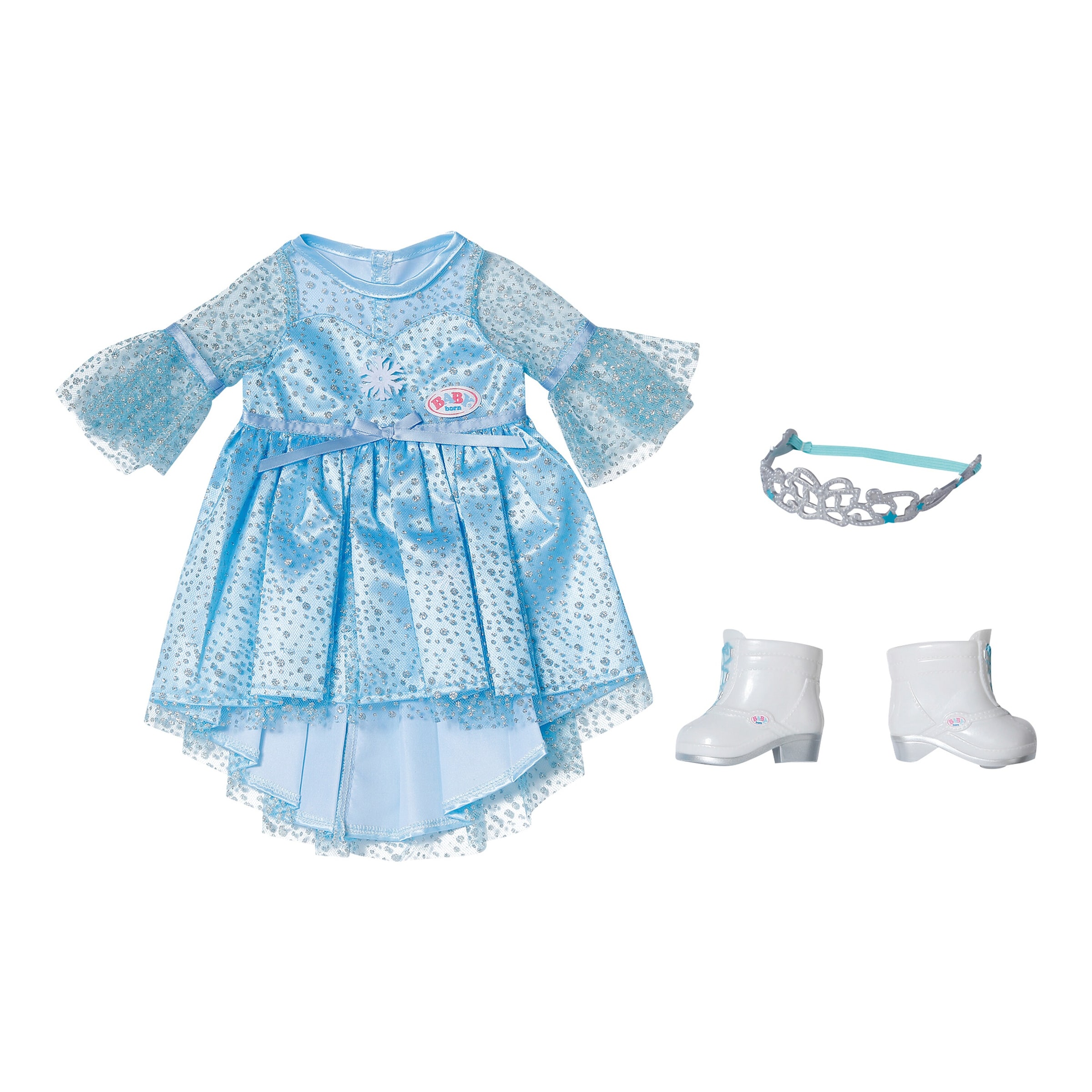 Zapf Creation Baby Born Puppen Outfit Eisprinzessinnen-Set 43cm