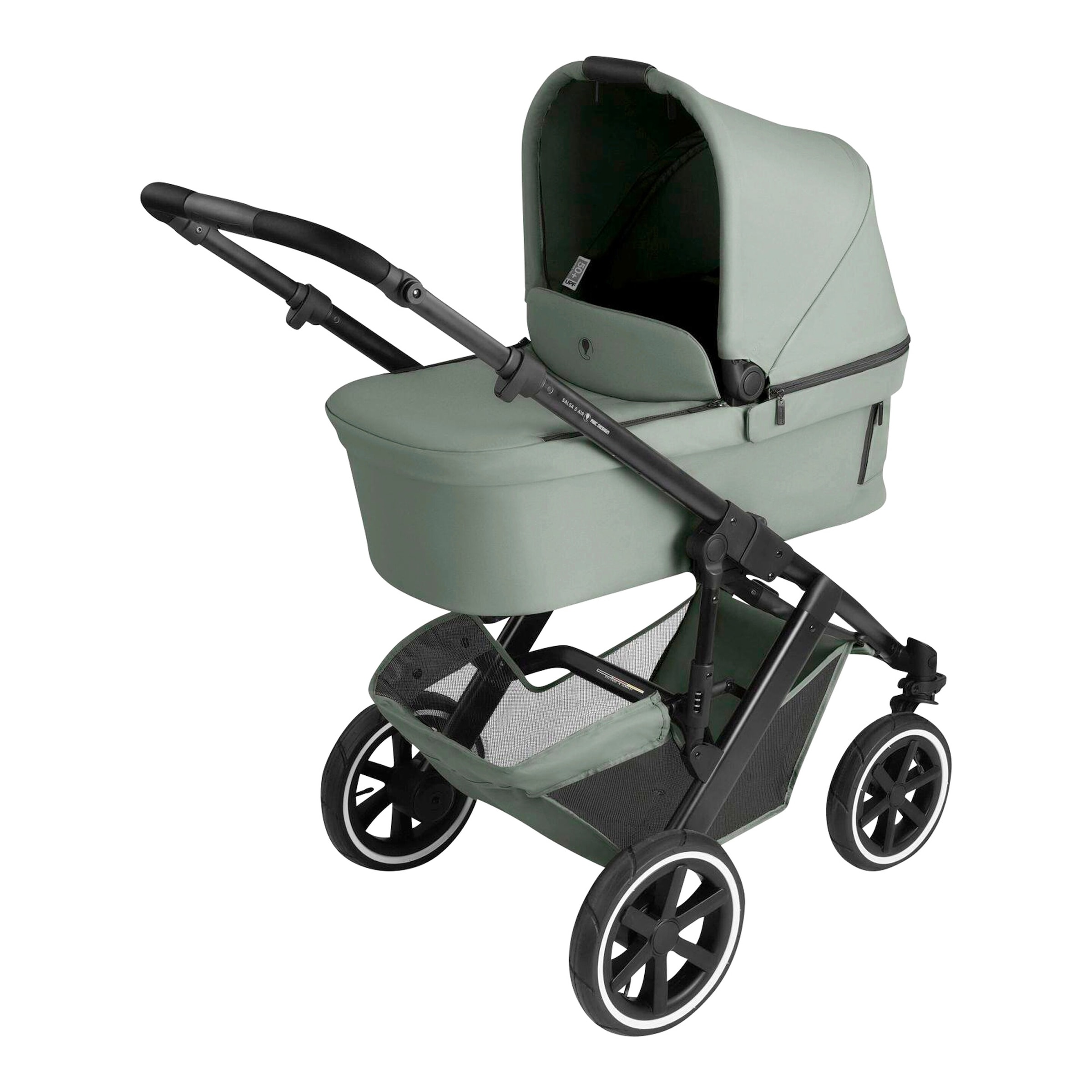 Abc Design Kombikinderwagen Salsa 5 Air inkl. Wickeltasche, Moskitonetz und Regenschutz gruen