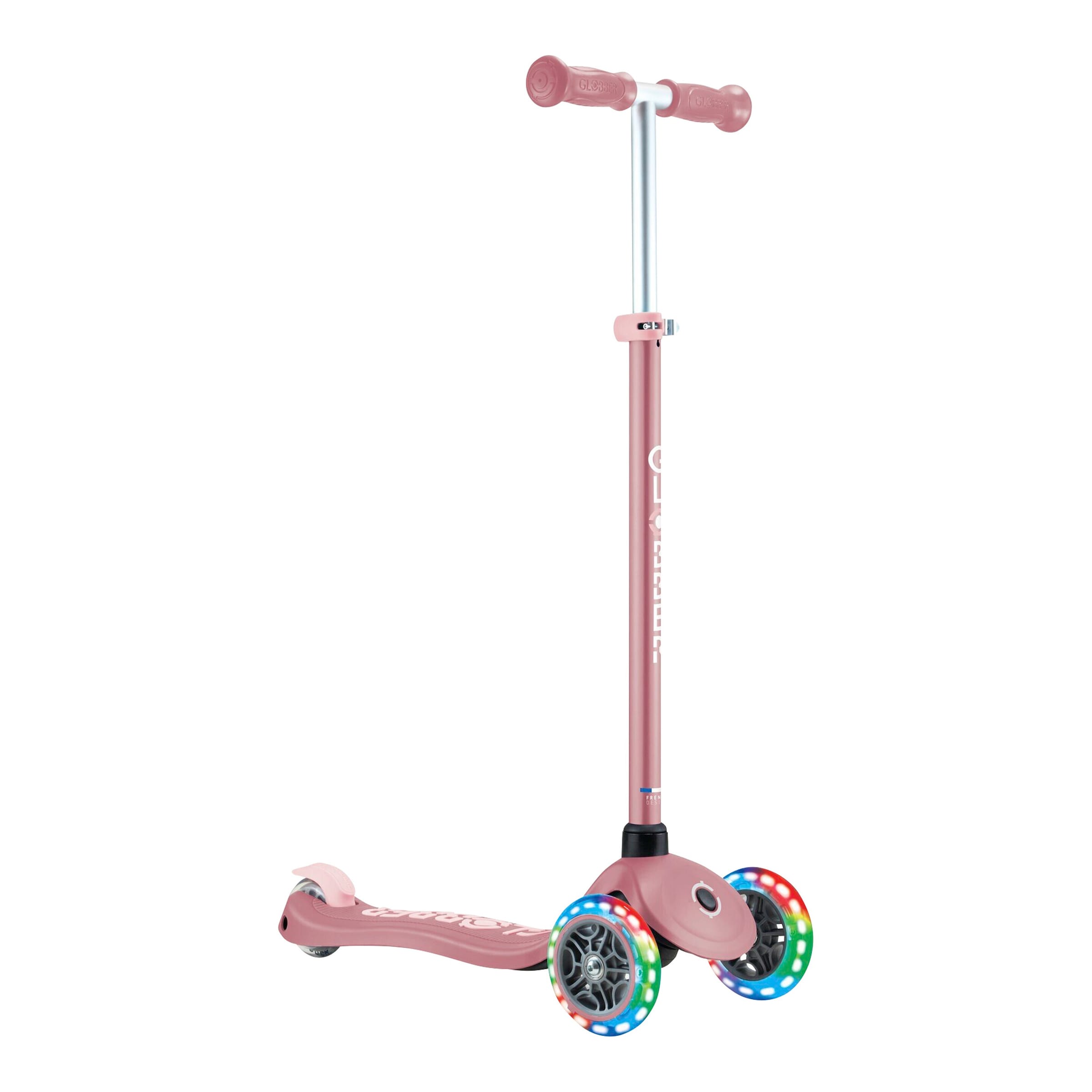 Globber Scooter Primo Plus mit Leuchtrollen inkl. Helm