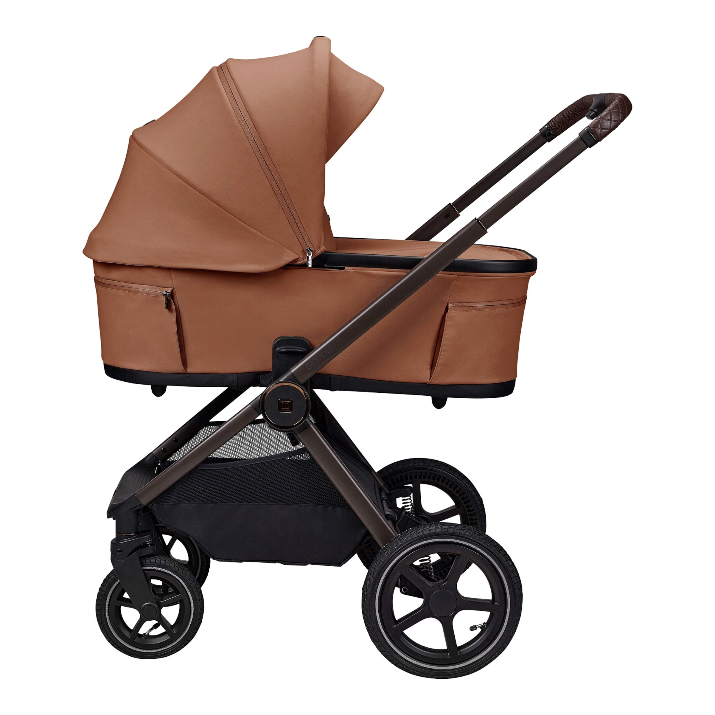 Moon Diamond Kombikinderwagen GIO FOLD Air braun