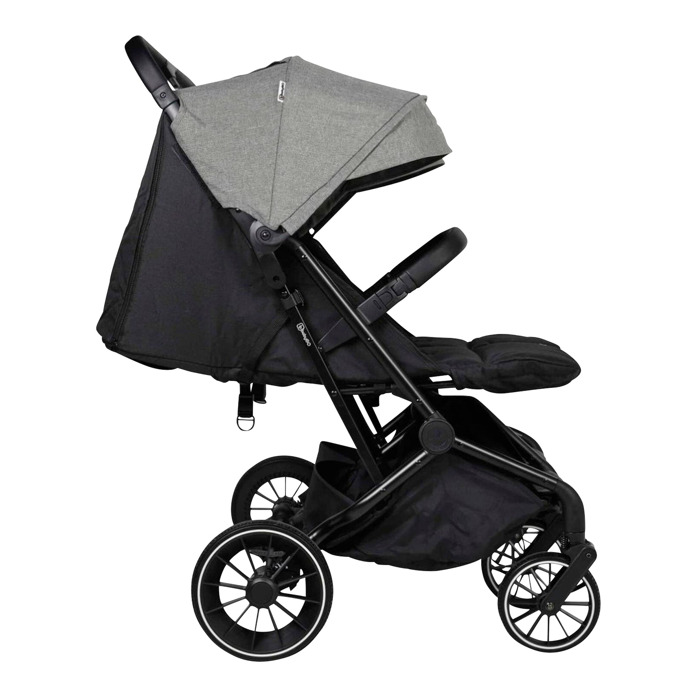 Babygo Kinderwagen Zwillingswagen GO Twice grau