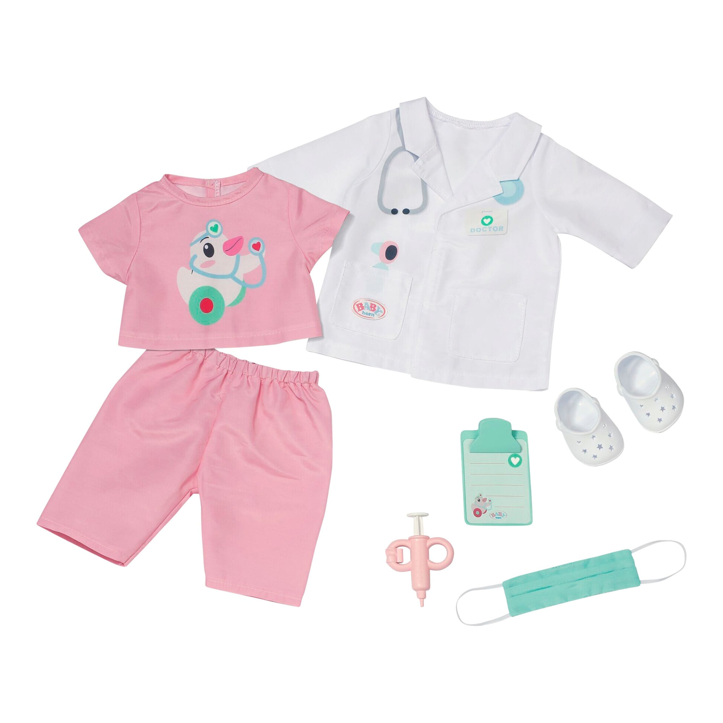 Zapf Creation Baby Born Puppen Outfit Doktor 43cm