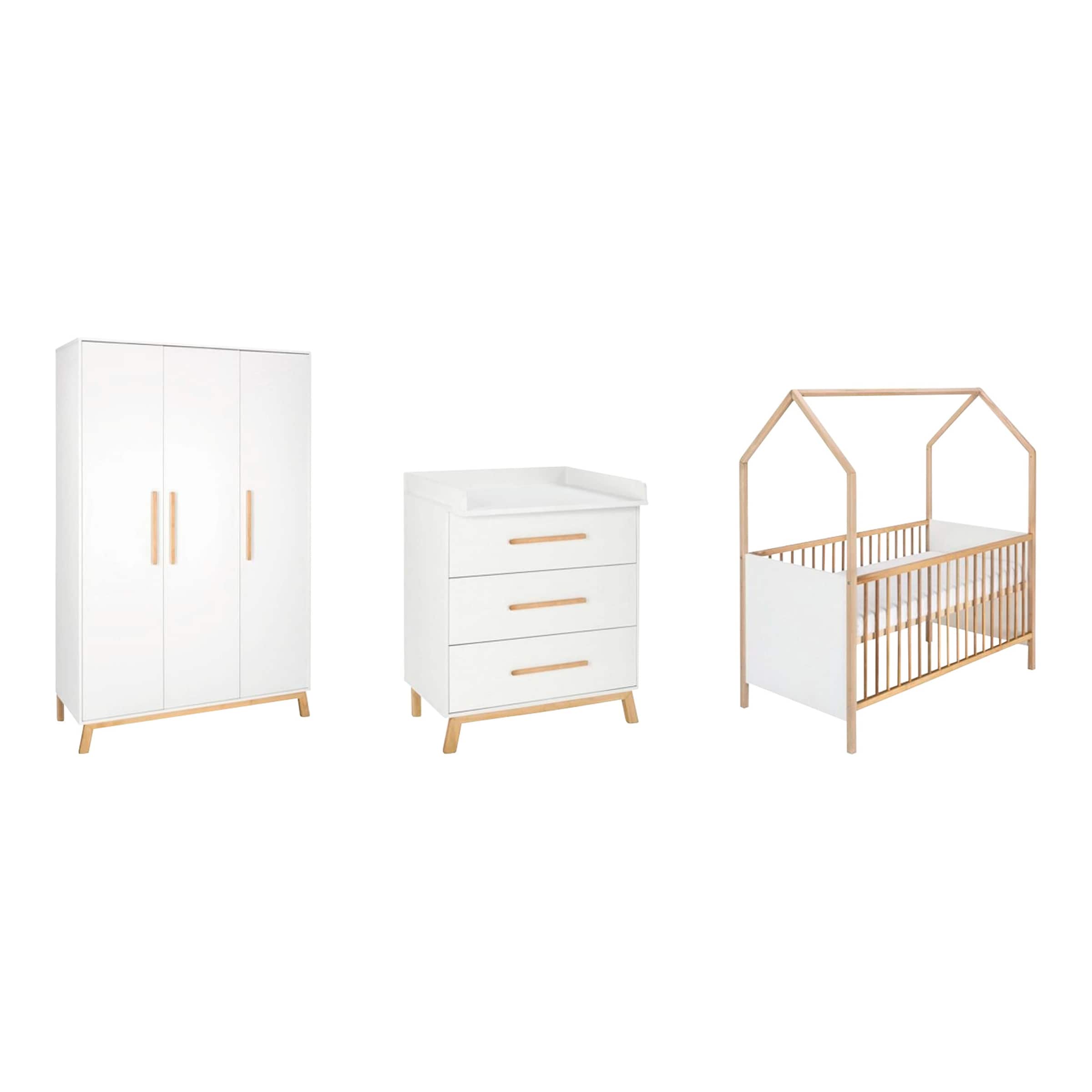 Schardt 3-tlg. Babyzimmer Venice mit Babybett Haus