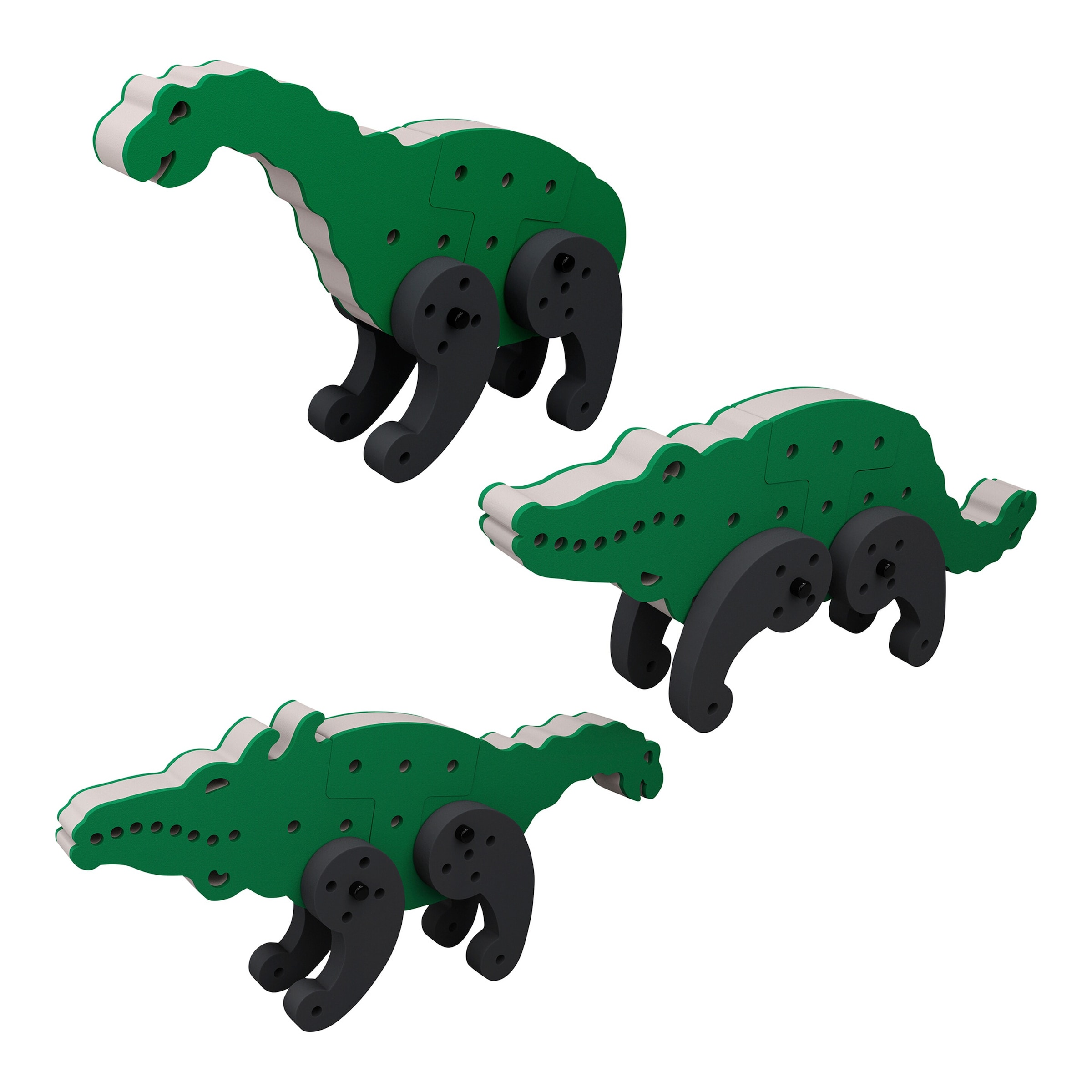 Bakoba Bau Set Dra-Cro-Saurus 3in1