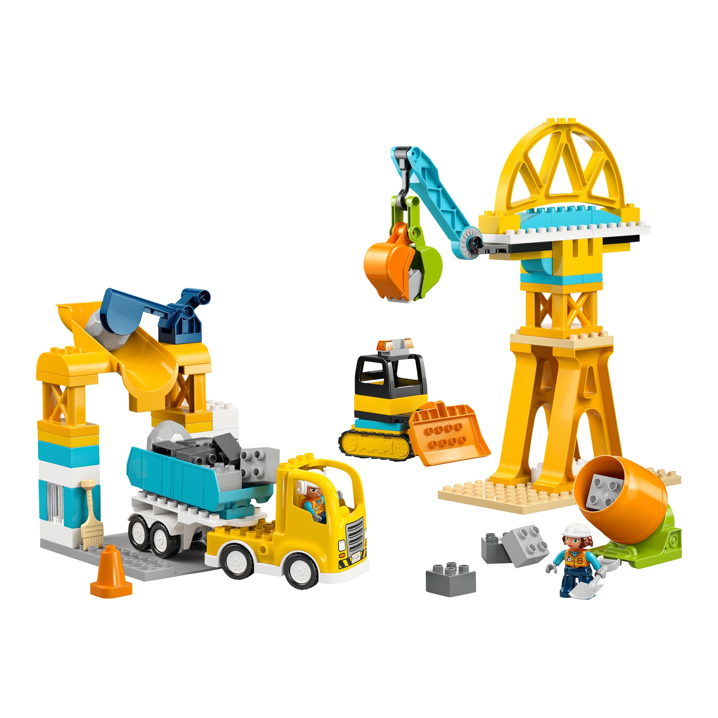Lego® Duplo® 10476 Baustelle mit Baufahrzeugen - 3-in-1-Set