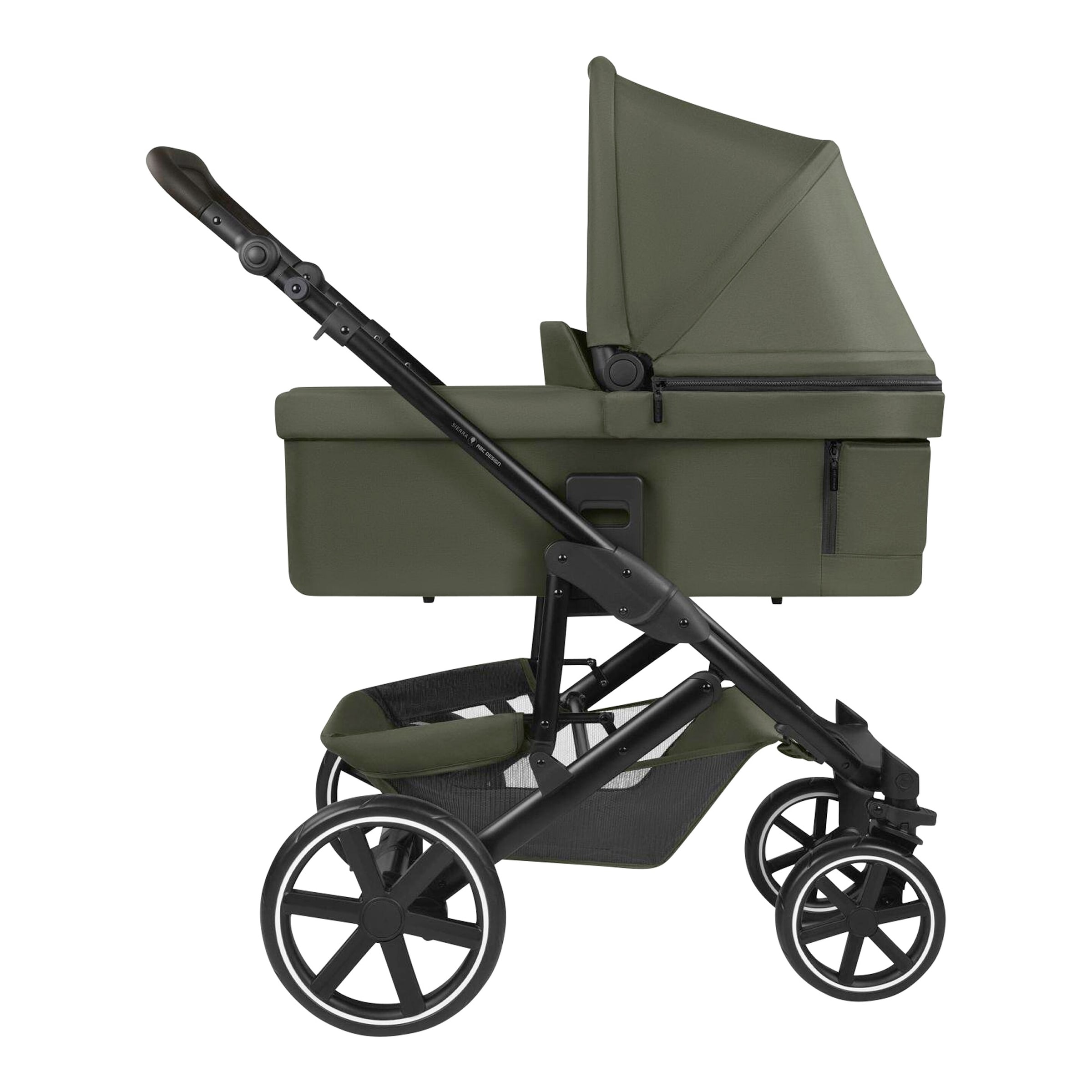 Abc Design Kombikinderwagen Sierra Trio-Set inkl. Babyschale Tulip gruen