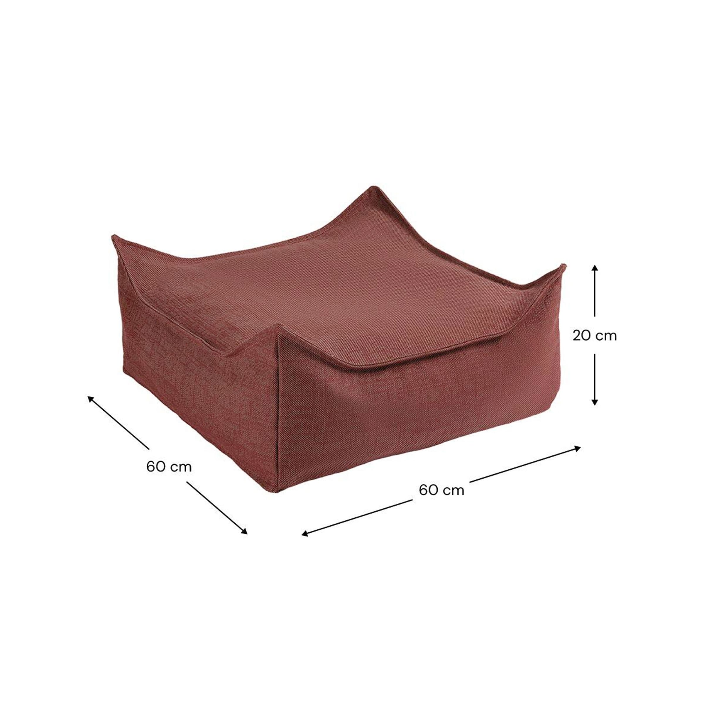 Wigiwama Sitzsack Outdoor quadratisch