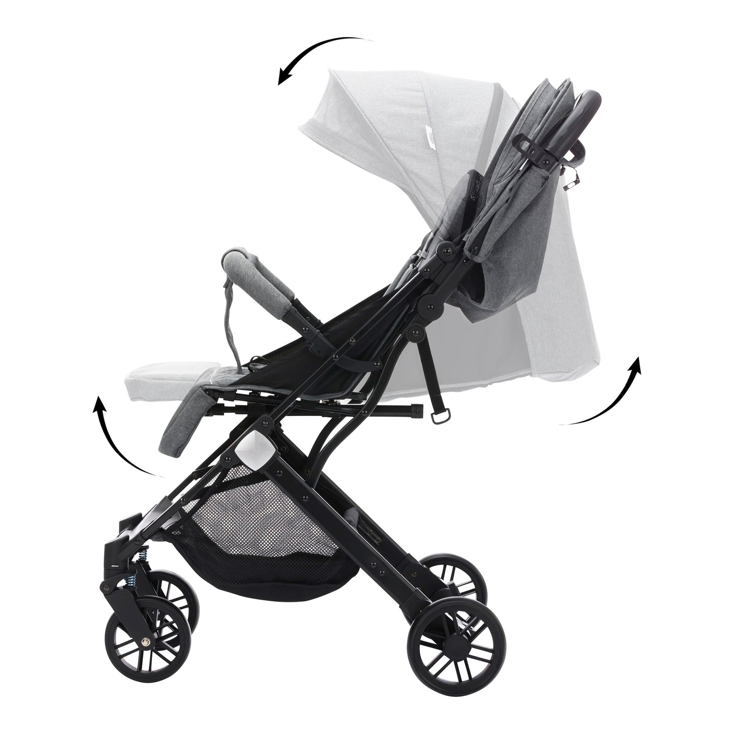 Babycab Buggy Mailand grau