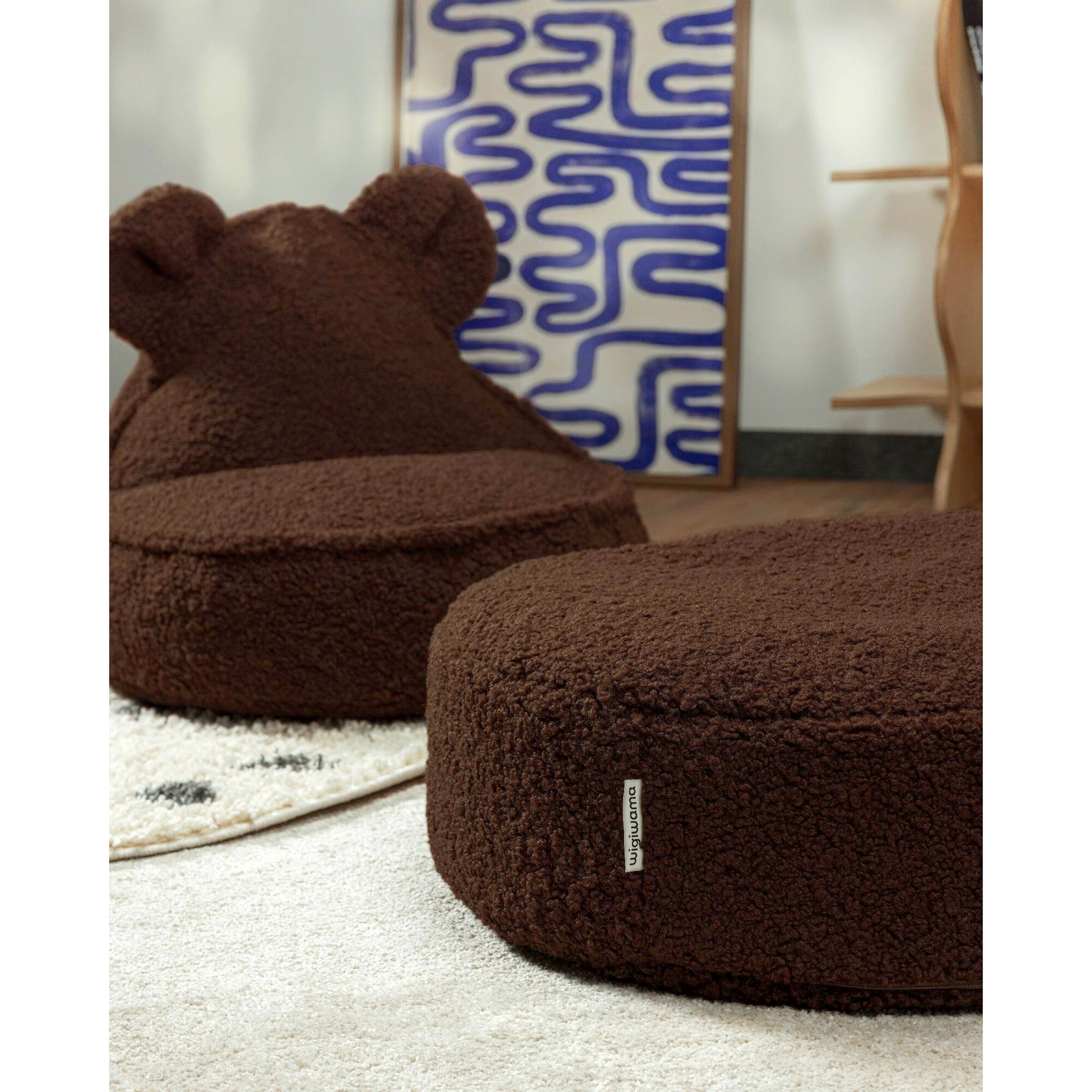 Wigiwama Sitzsack Ottoman Teddy