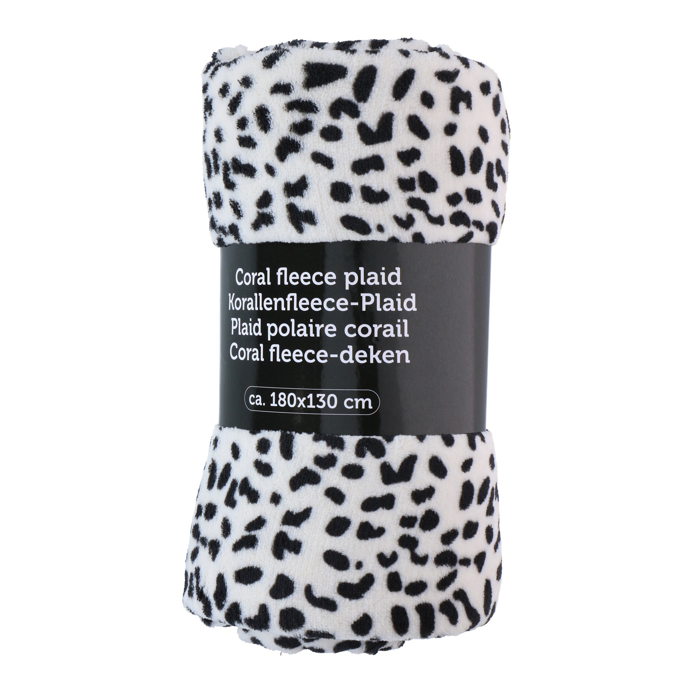 Polarfleece-Decke 'Leoprint'