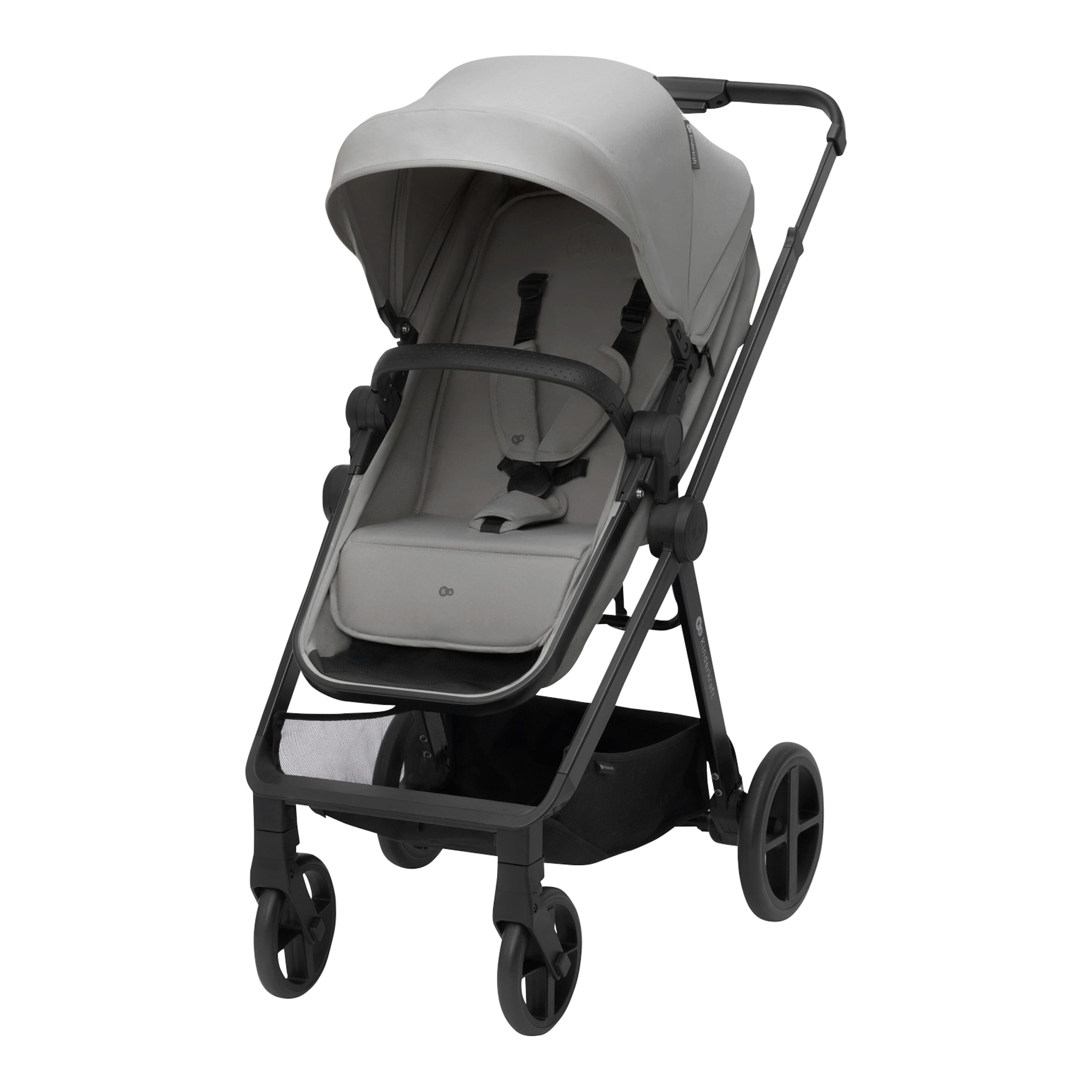 Kinderkraft Kombikinderwagen NEWLY 3in1 Trio-Set inkl. Babyschale MINK PRO grau