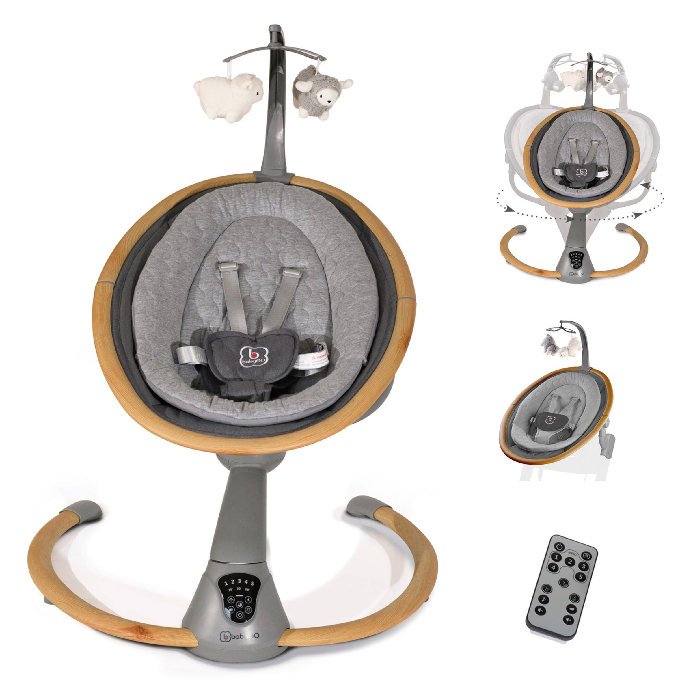 Babygo Babyschaukel Homey Wood