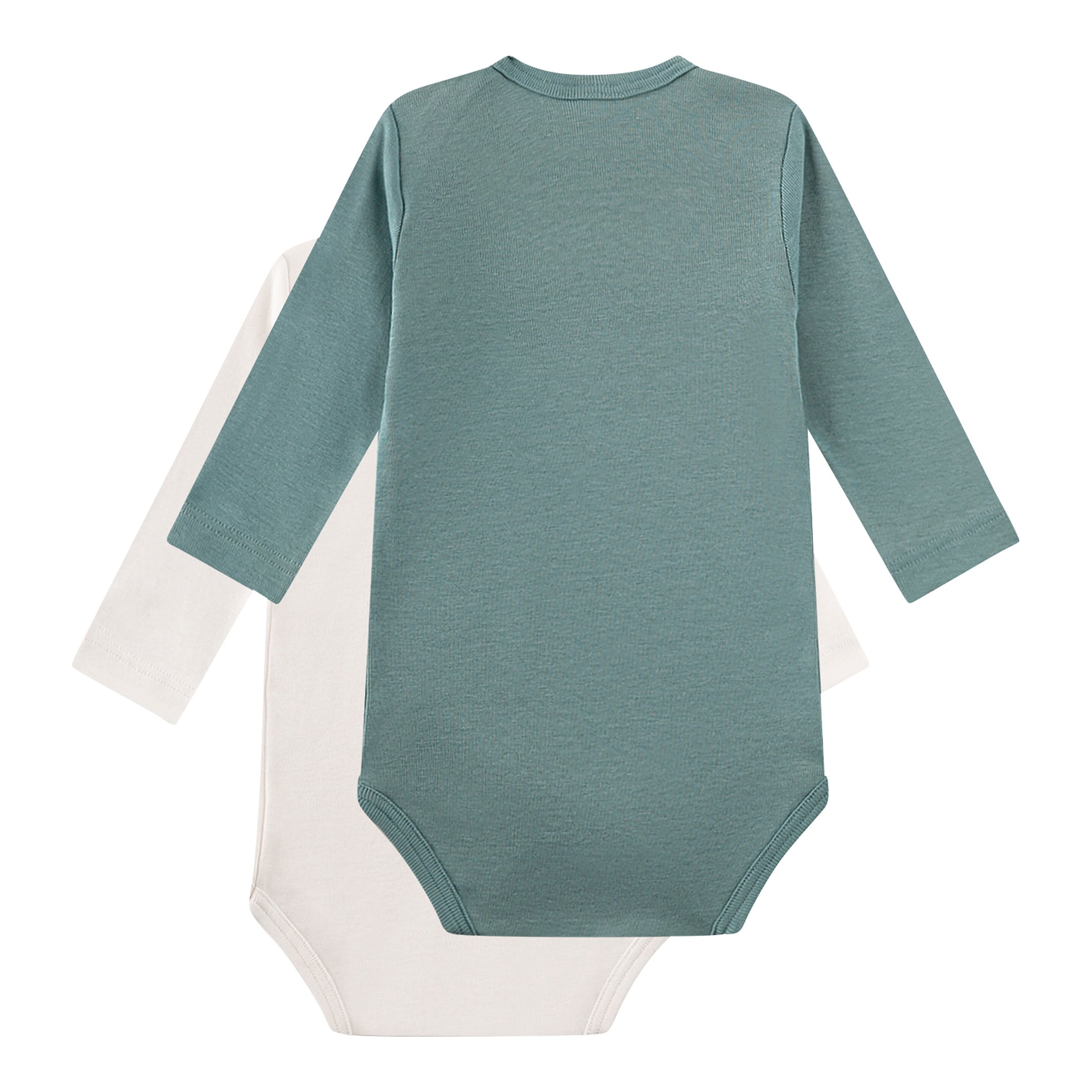 Sanetta 2er-Pack Bodys langarm Elefant