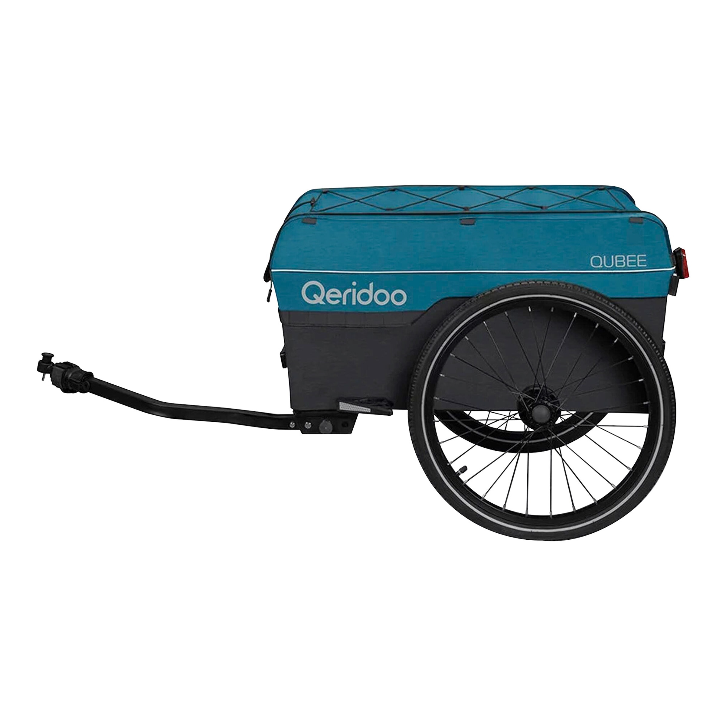 Qeridoo Fahrradanhänger Qubee Grey
