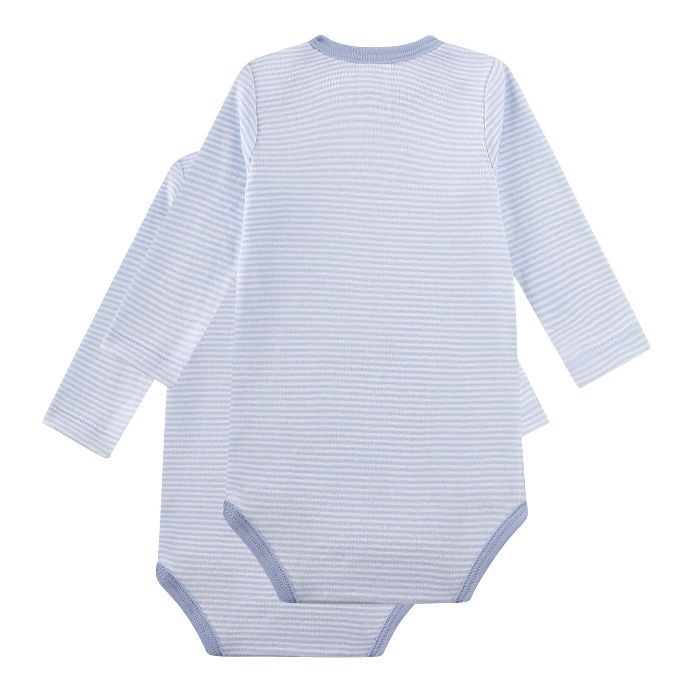 Sanetta 2er-Pack Bodys langarm Ringel