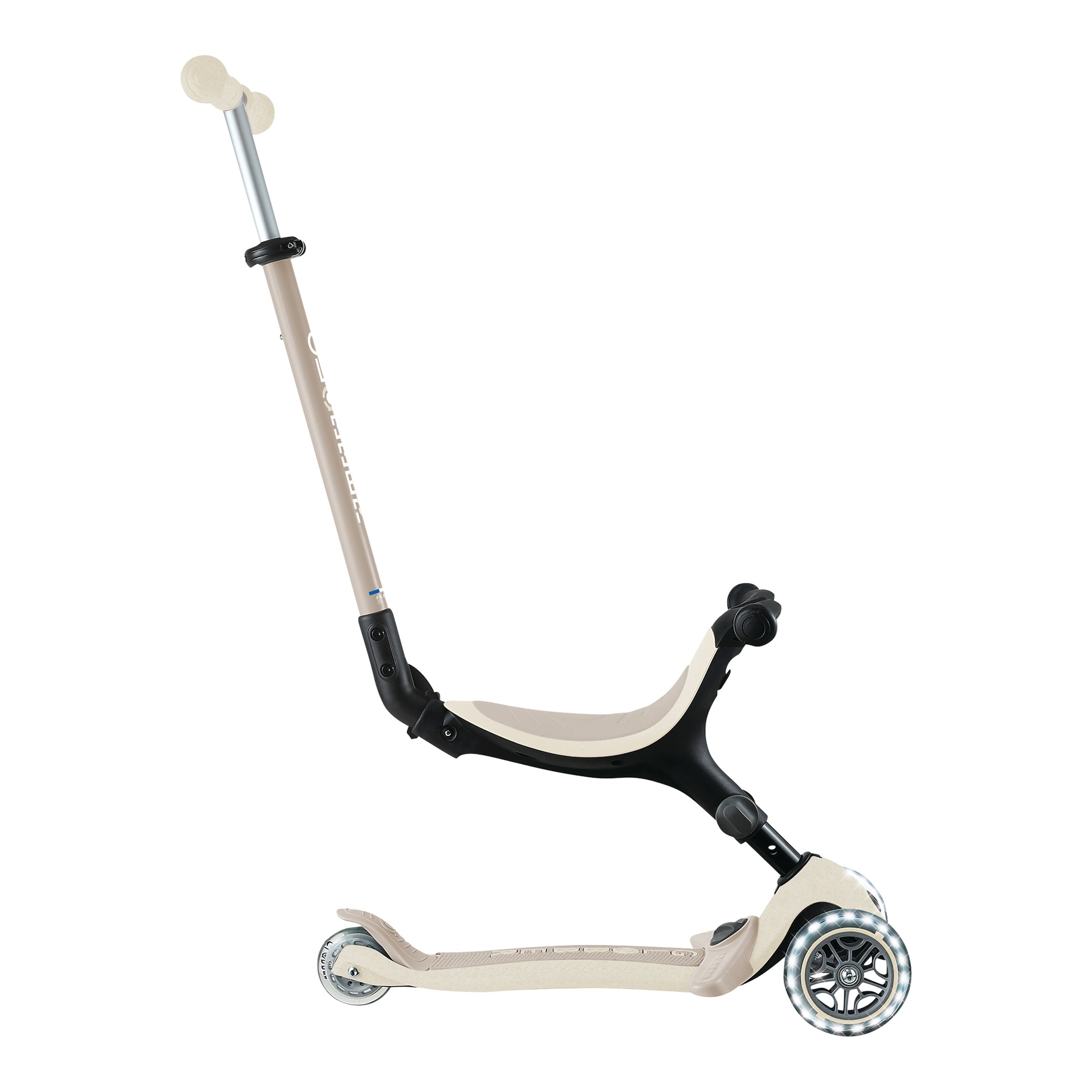 Globber Scooter 3in1 Go-Up active ECO mit Leuchtrollen