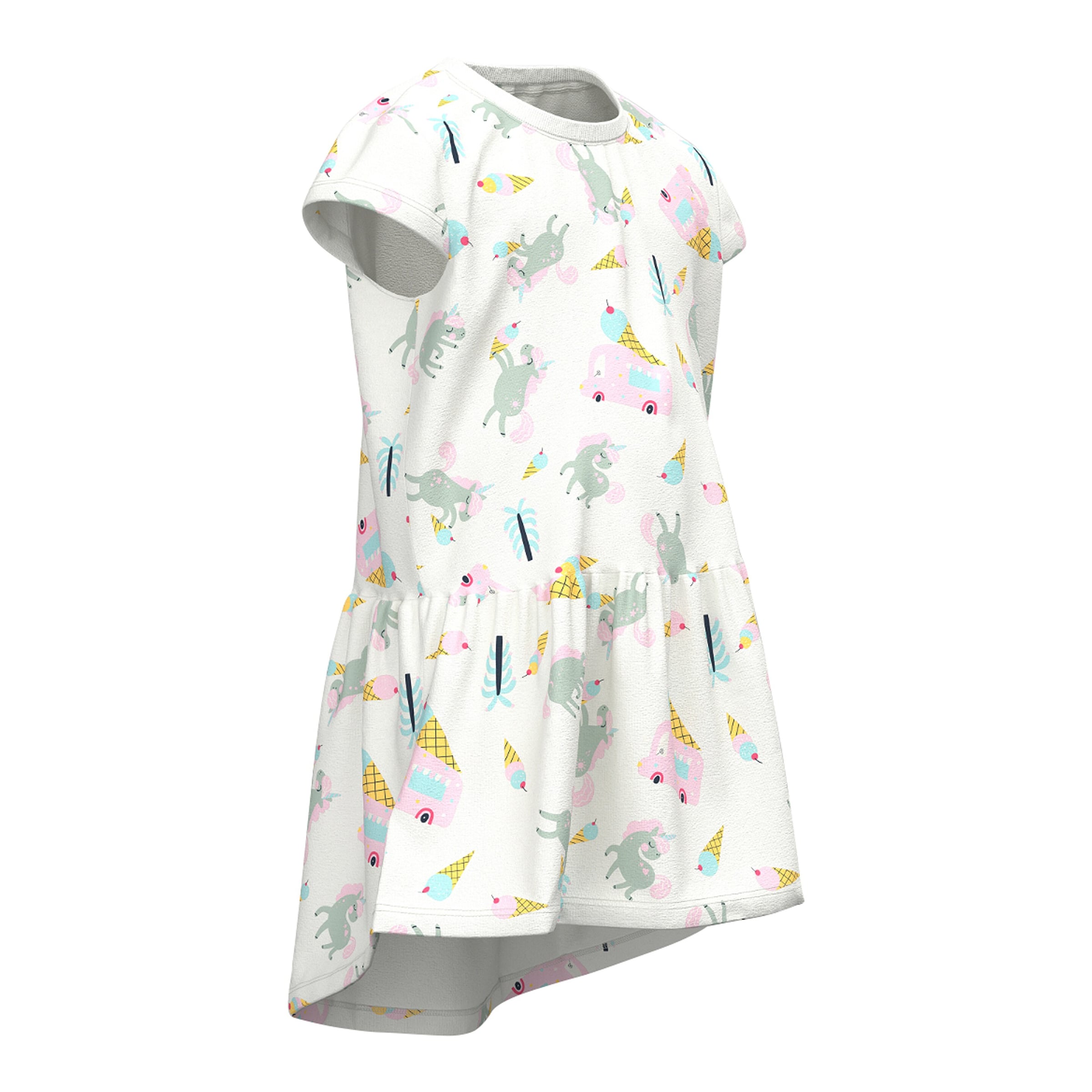 Name It Kleid kurzarm Einhörner Eis
