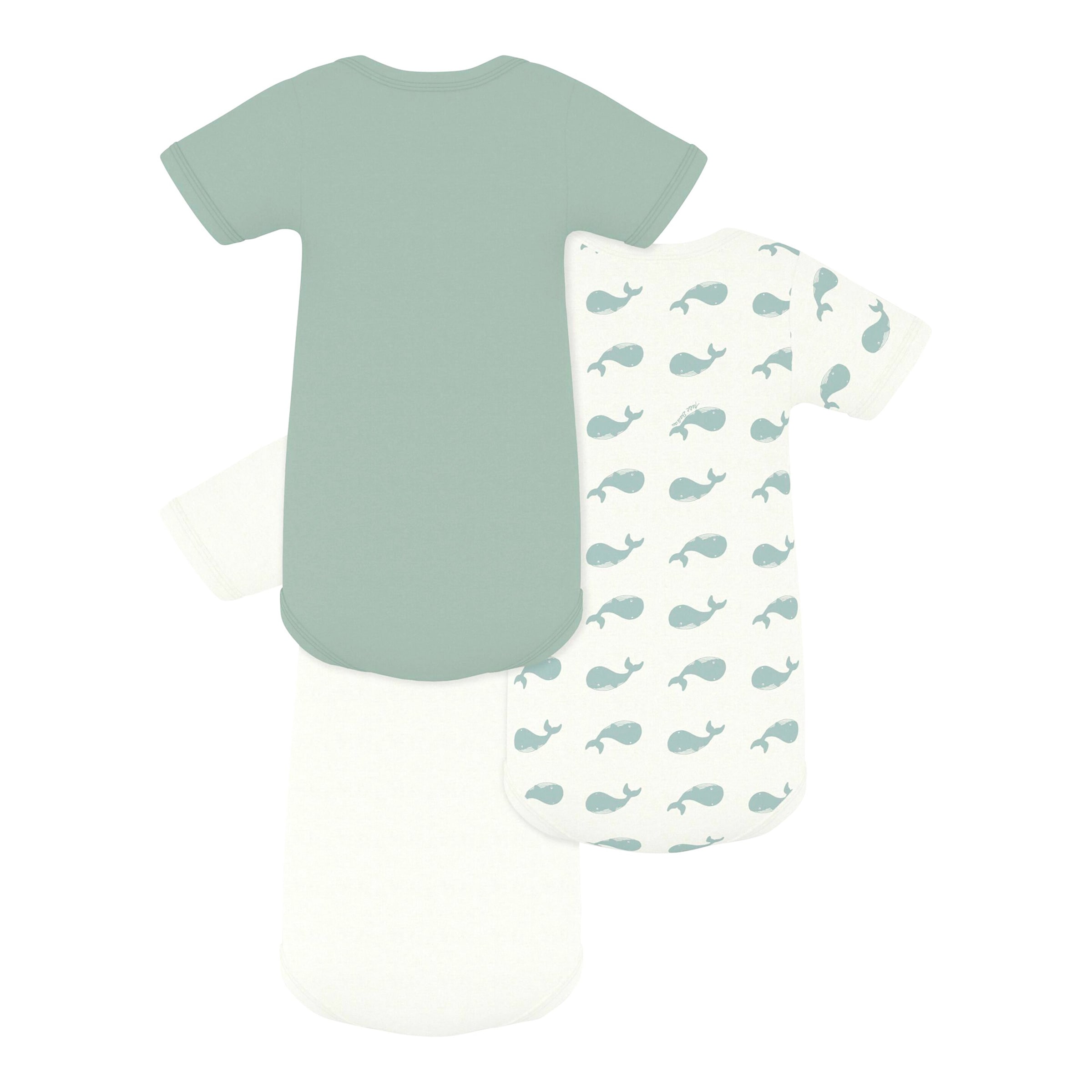 Petit Bateau 3er-Pack Bodys kurzarm Wale