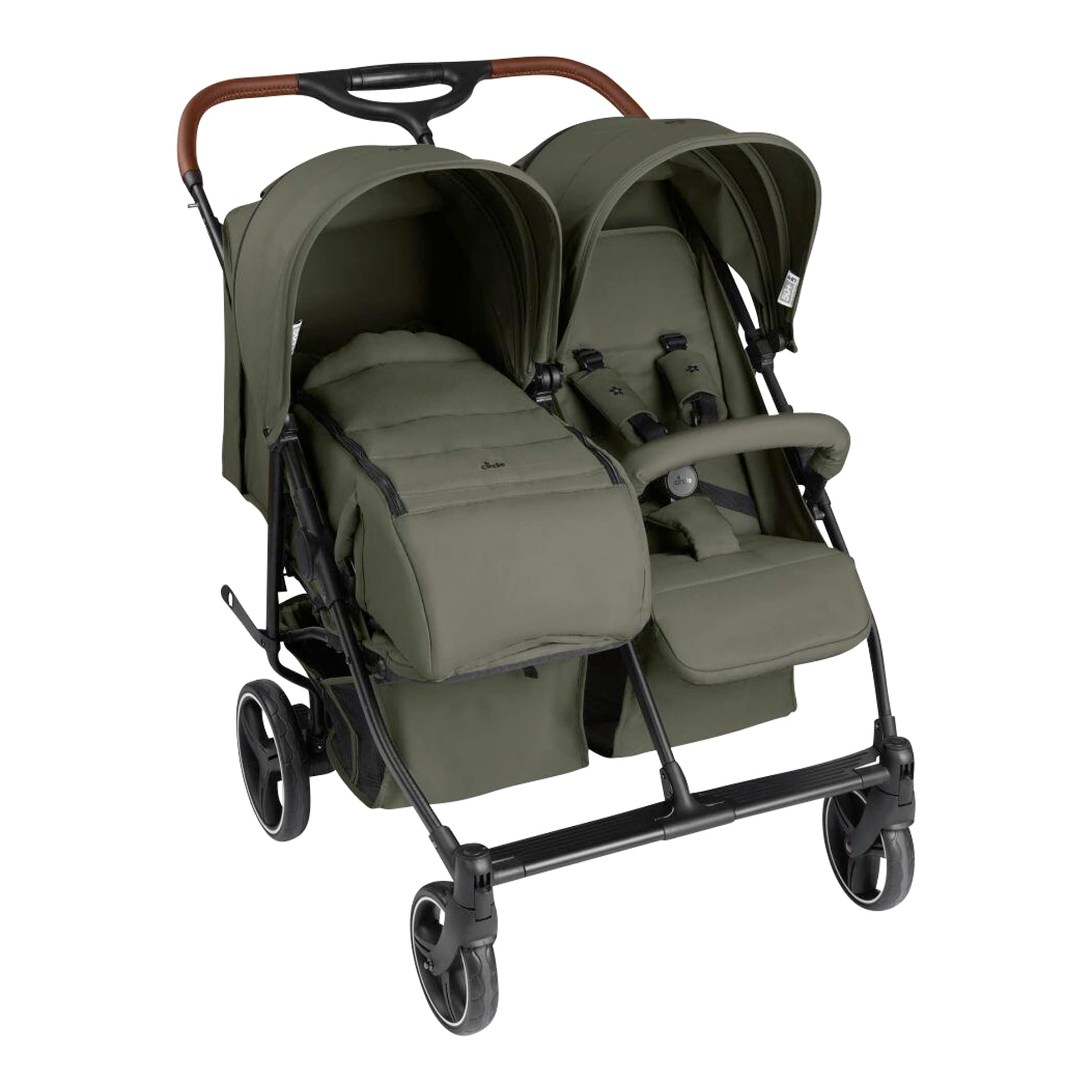Circle Kinderwagen Geschwisterwagen D Two gruen