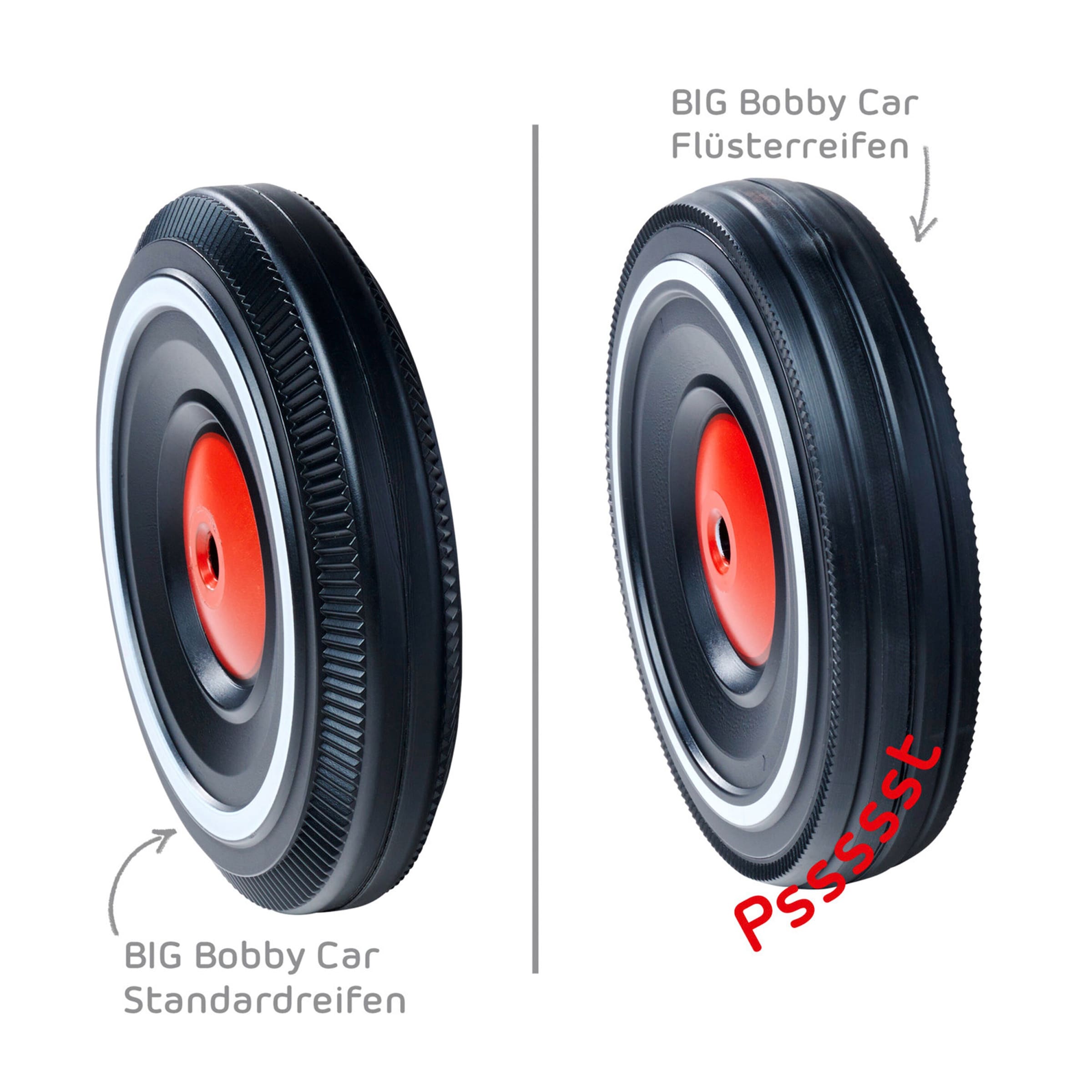 Big Bobby Car Flüsterräder